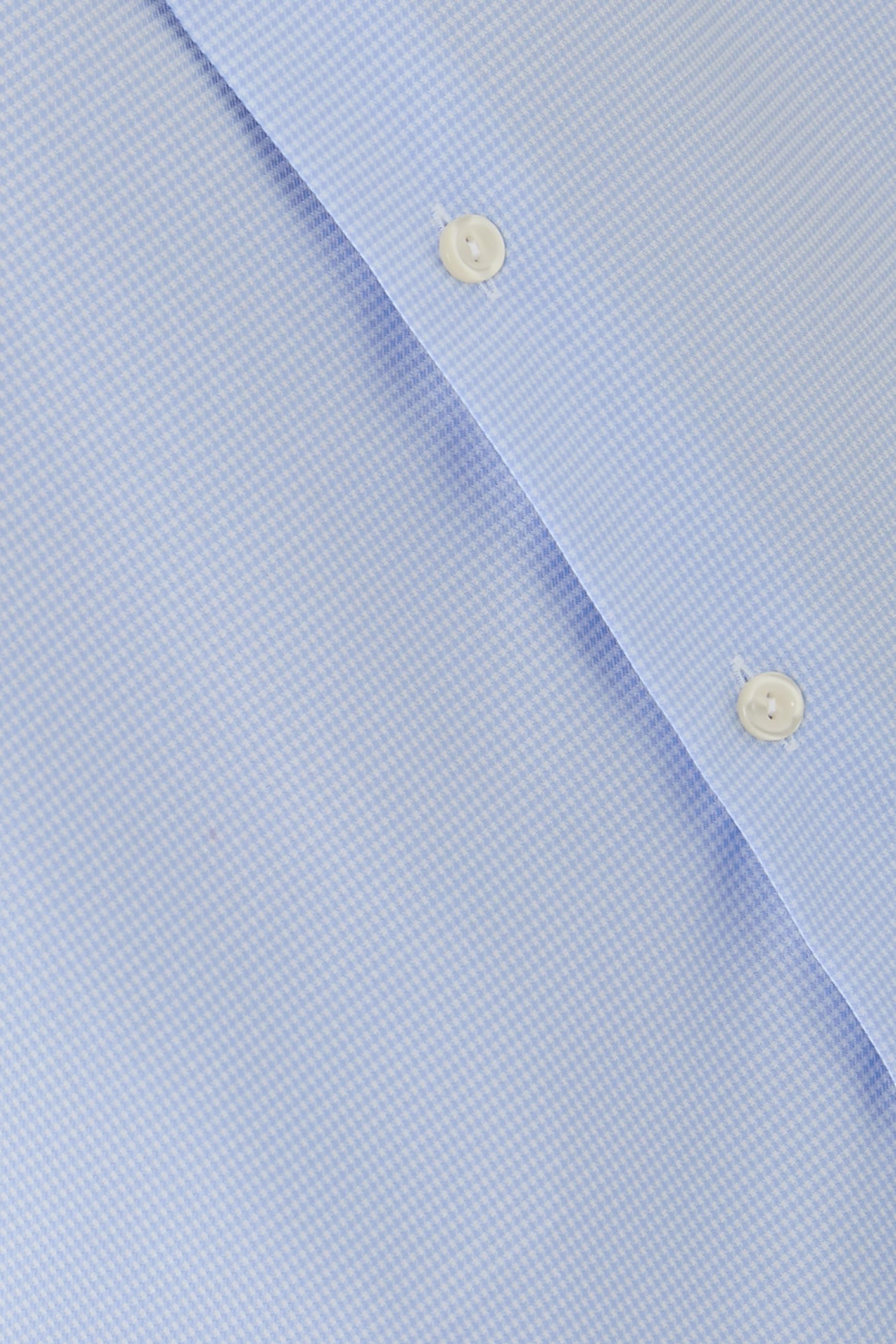 Houndstooth Print Signature Twill Shirt