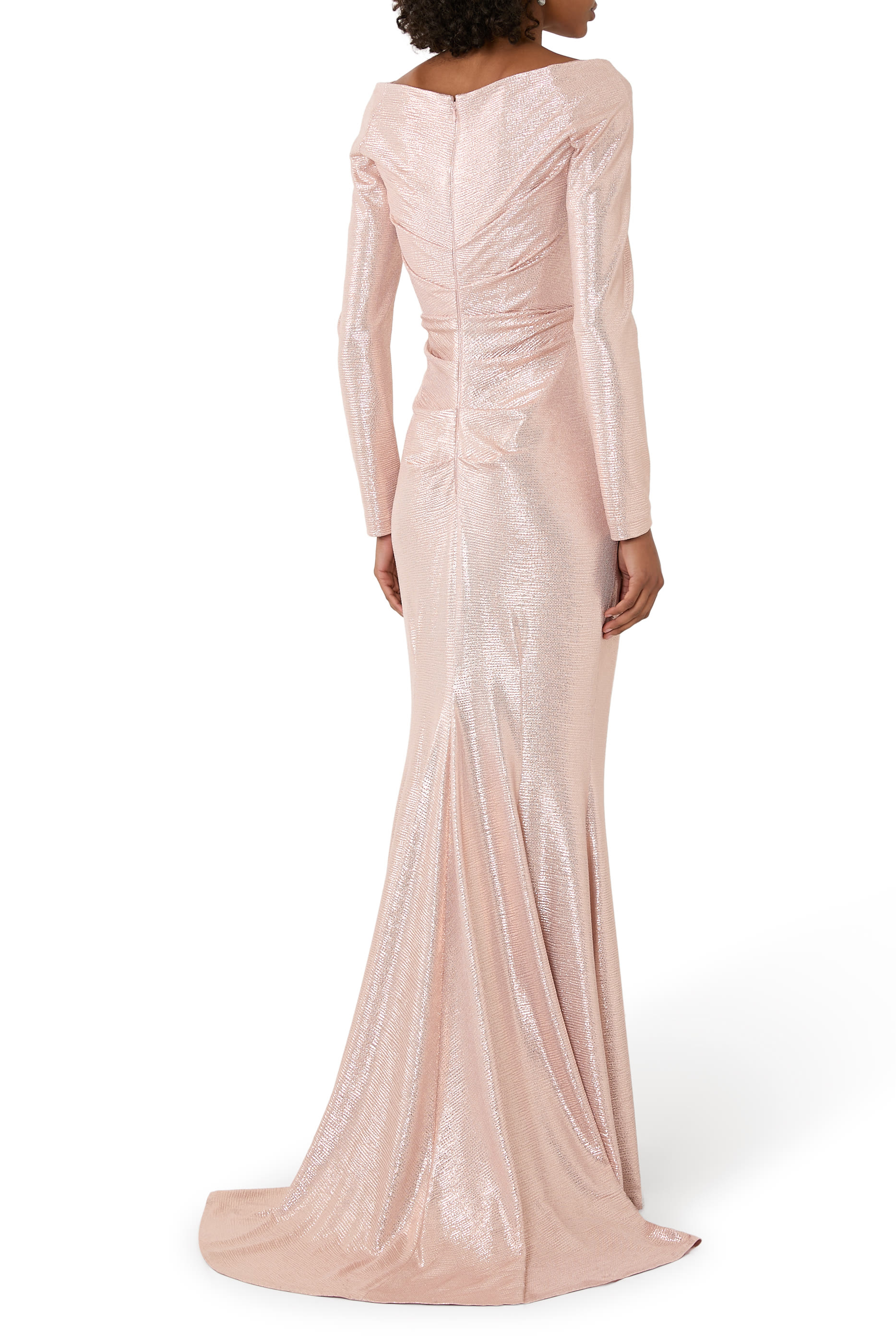 Mirrorball Long Sleeves Gown