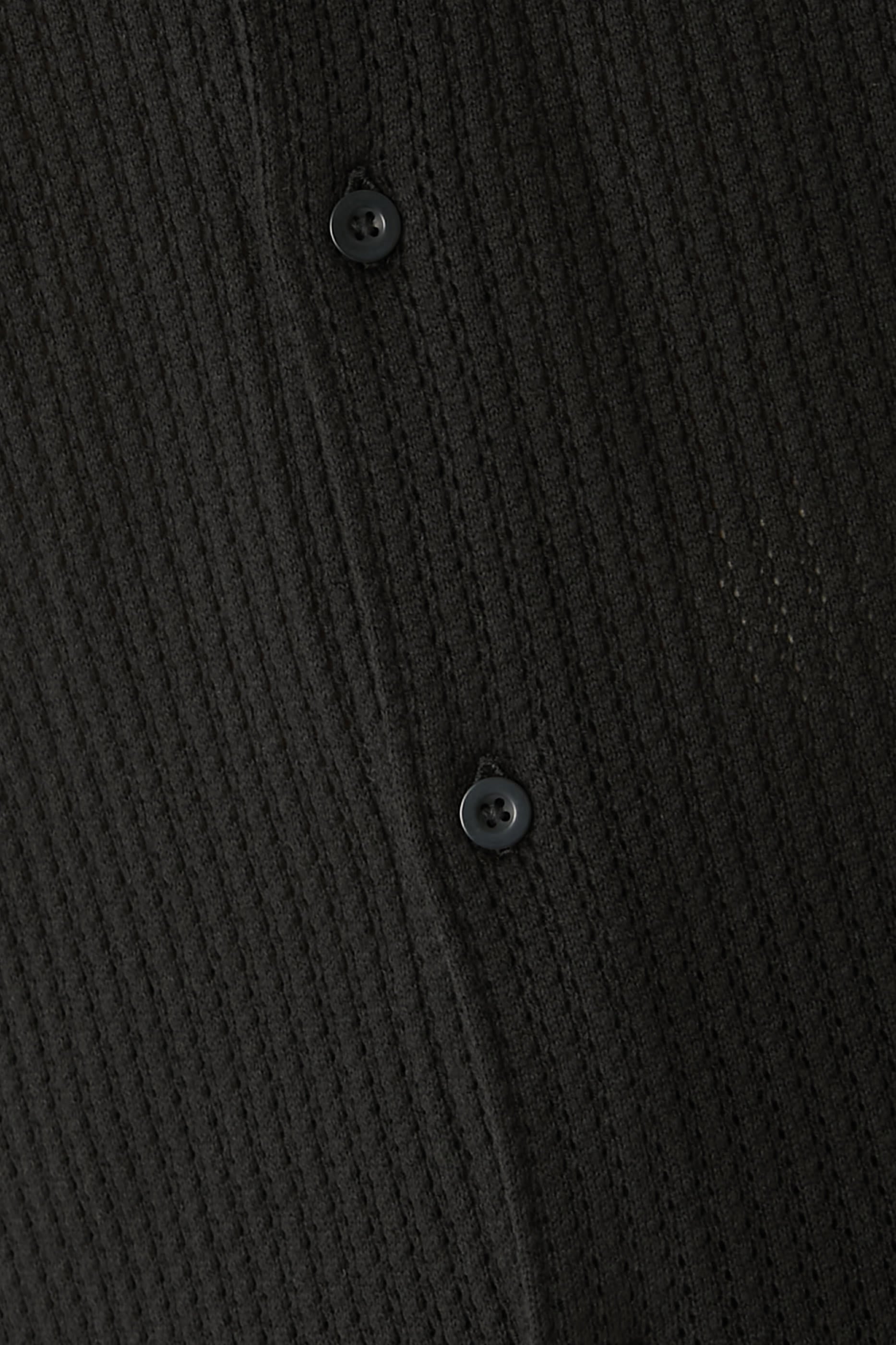 Pointelle Cotton-Blend Button-Front Shirt 
