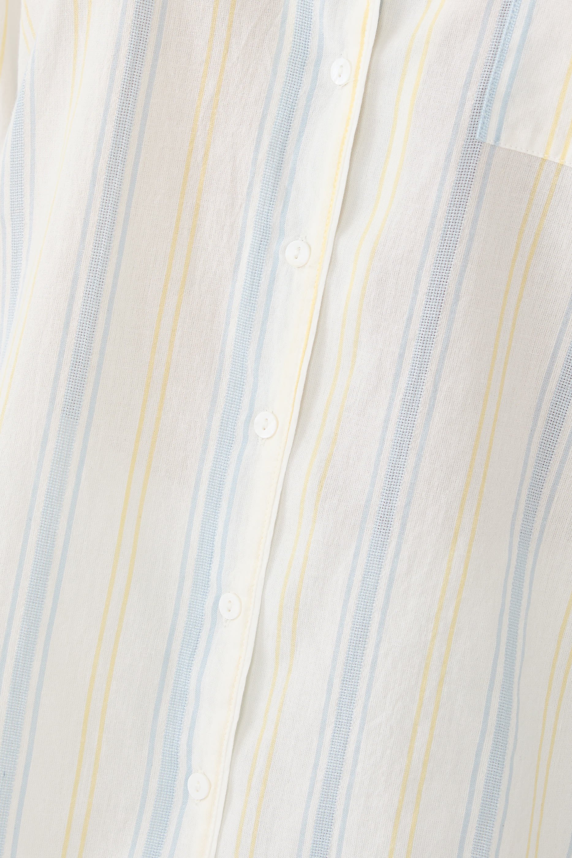  Organic Cotton Stripe Relaxed Pajama Shirt