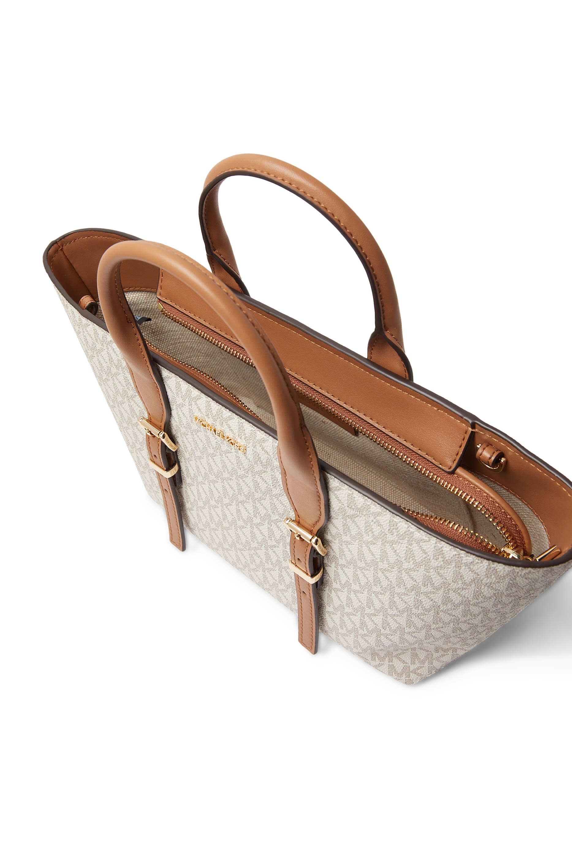 Small Moore Logo Coated Canvas Tote Bag