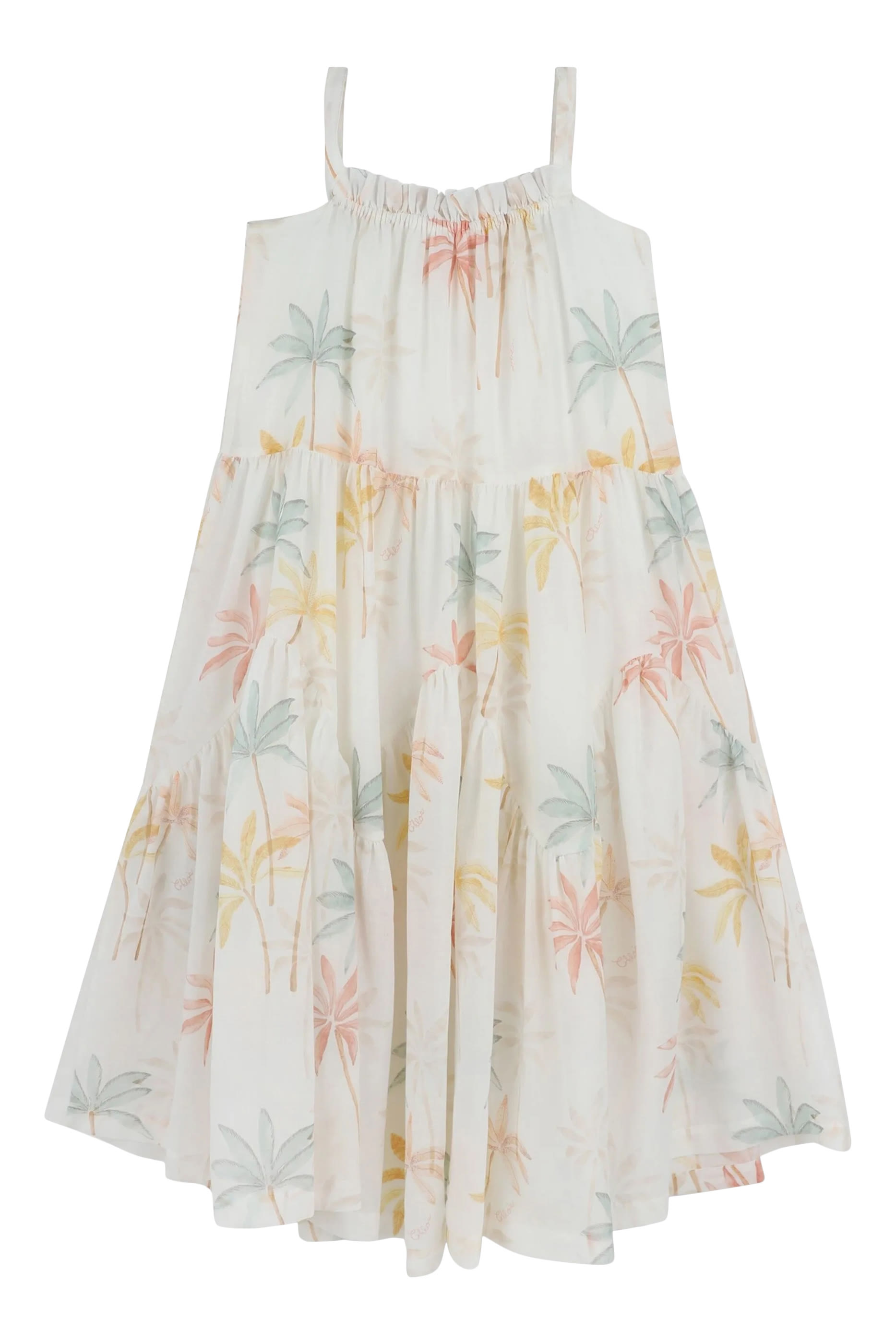 Kids Palm Print Dress