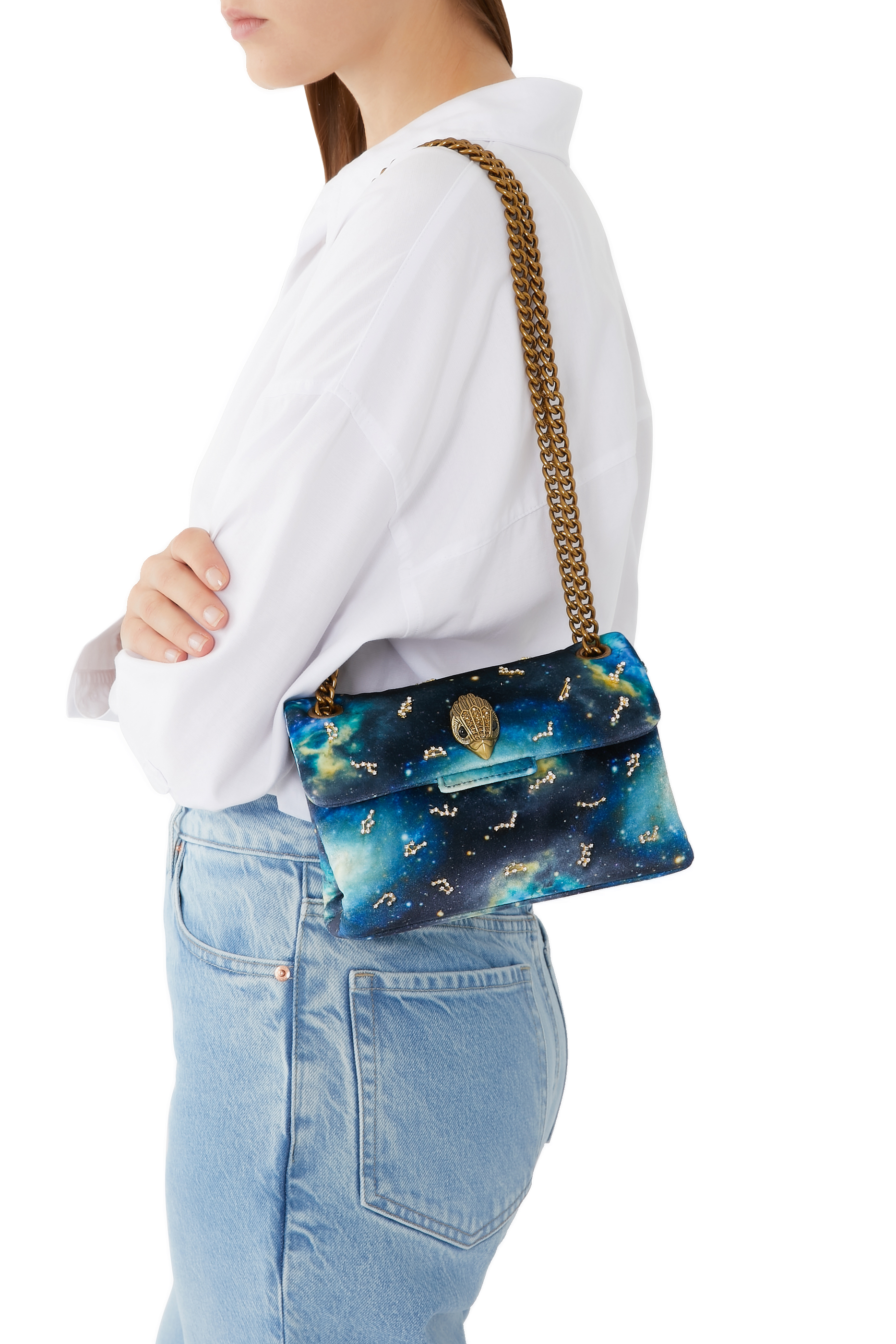 Kensington Mini Velvet Crossbody Bag