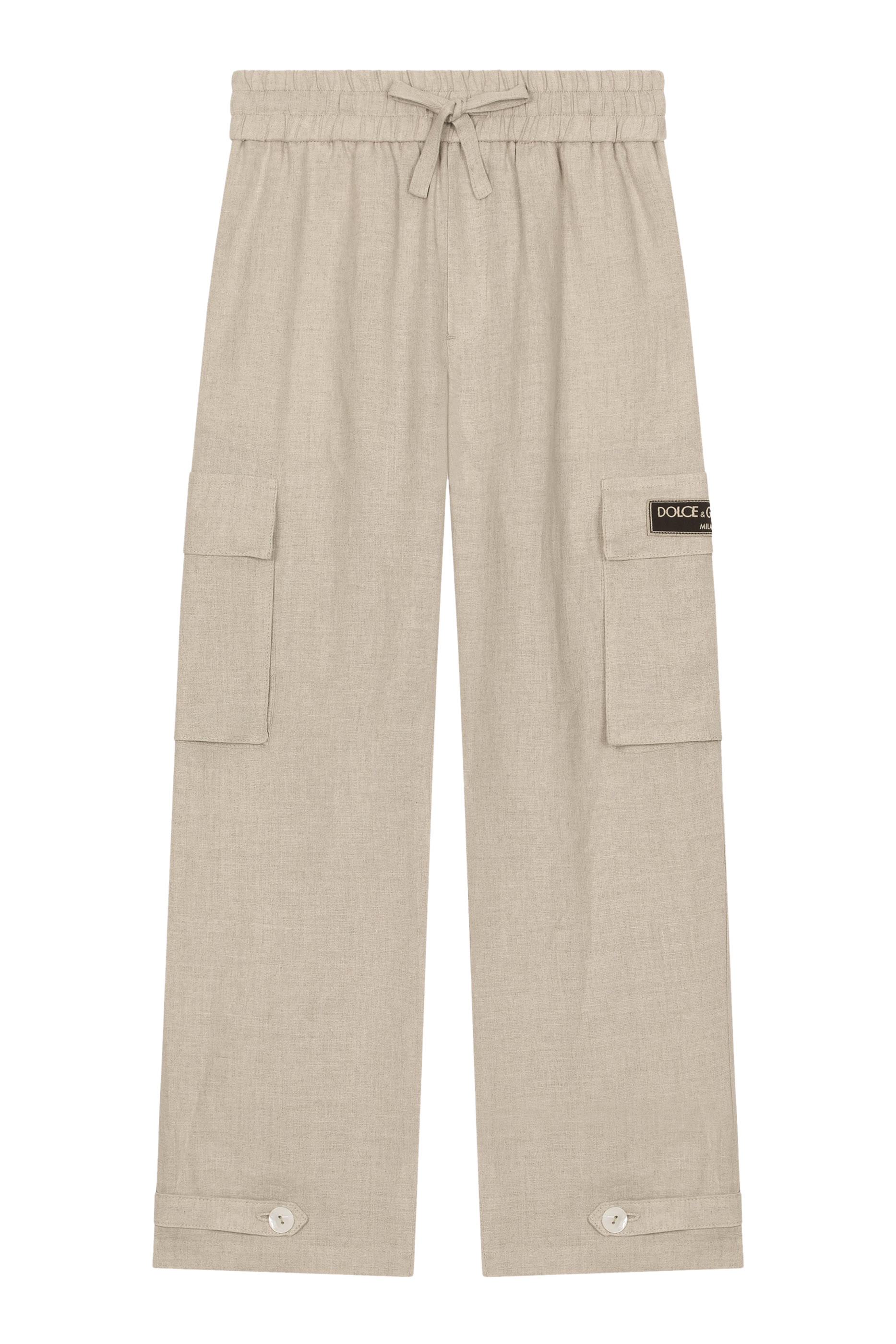 Kids Linen Cargo Pants