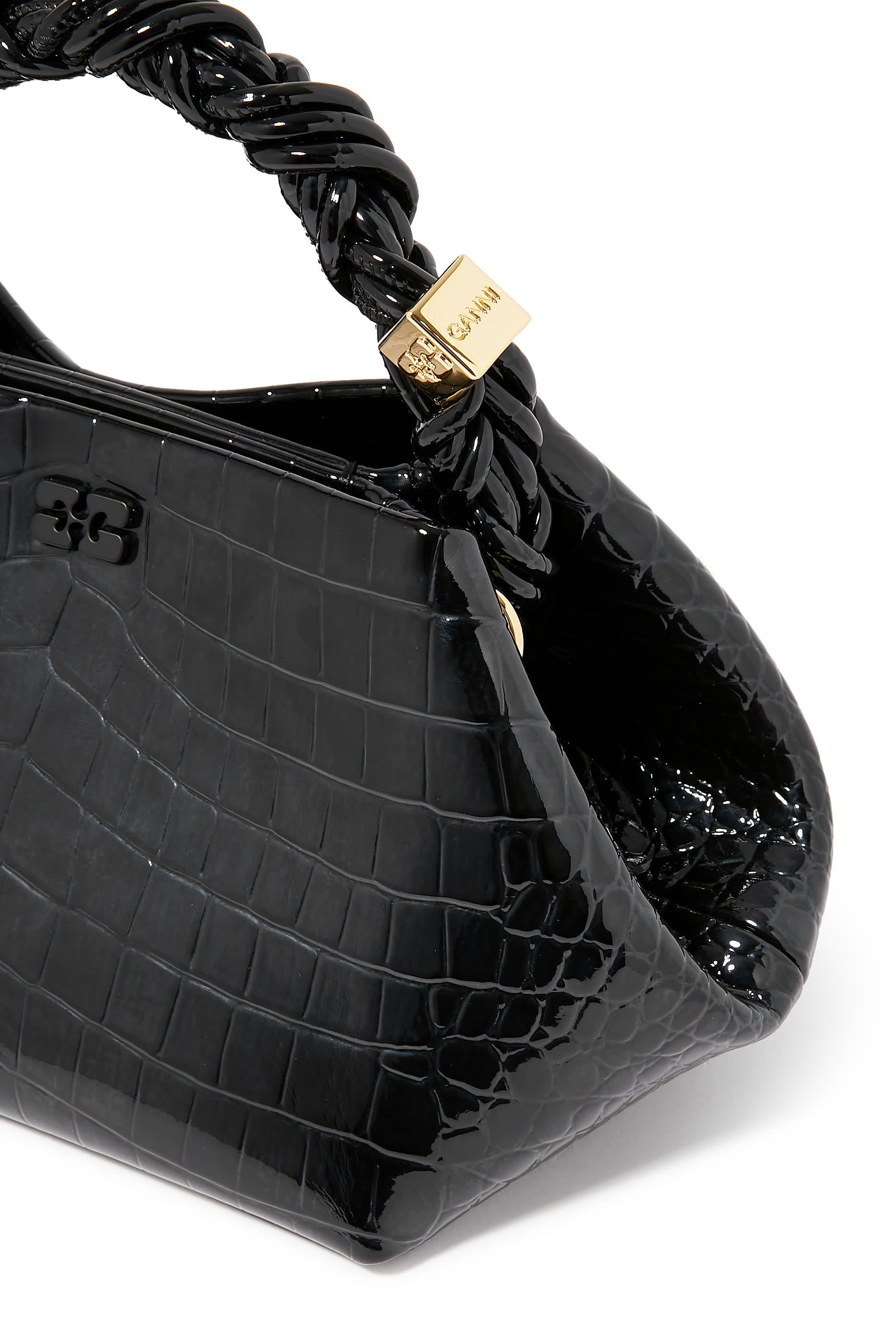 Croco Patent Small Bou Bag