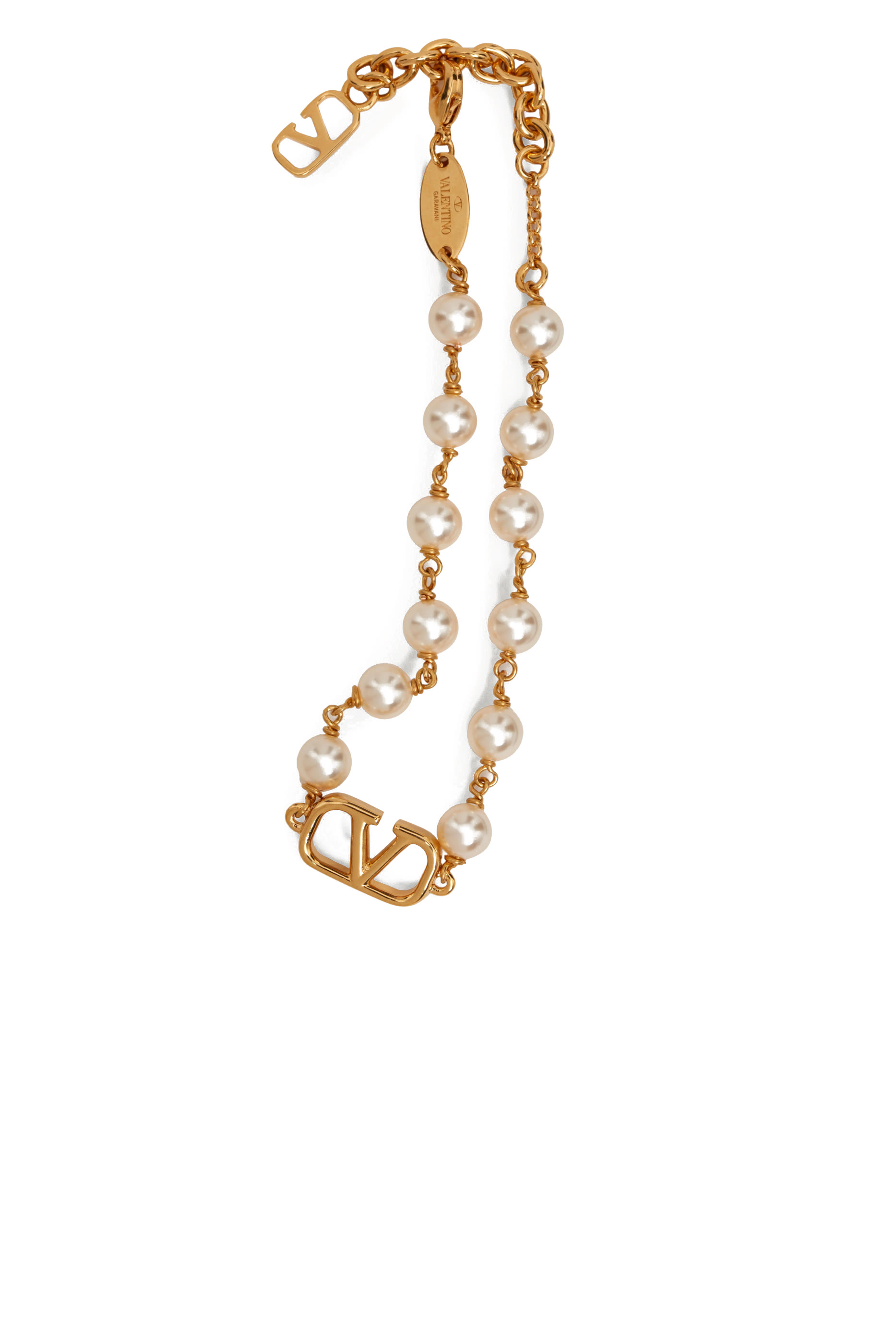  VLogo Signature Pearl Bracelet