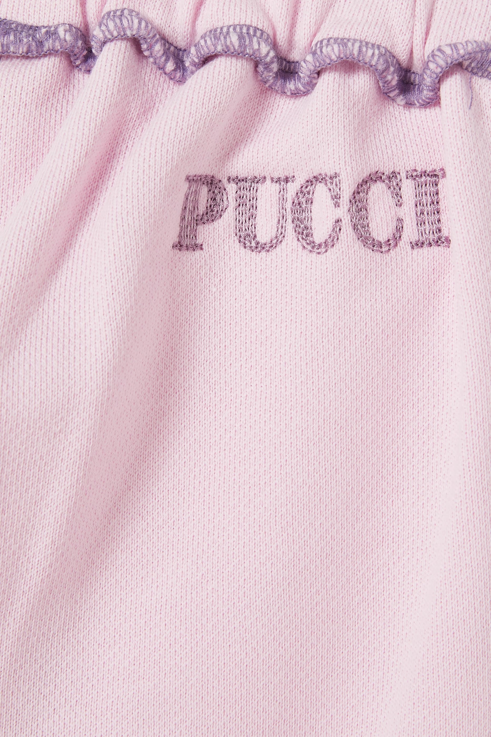 Kids Logo Ruffle-Trim Sweatpants