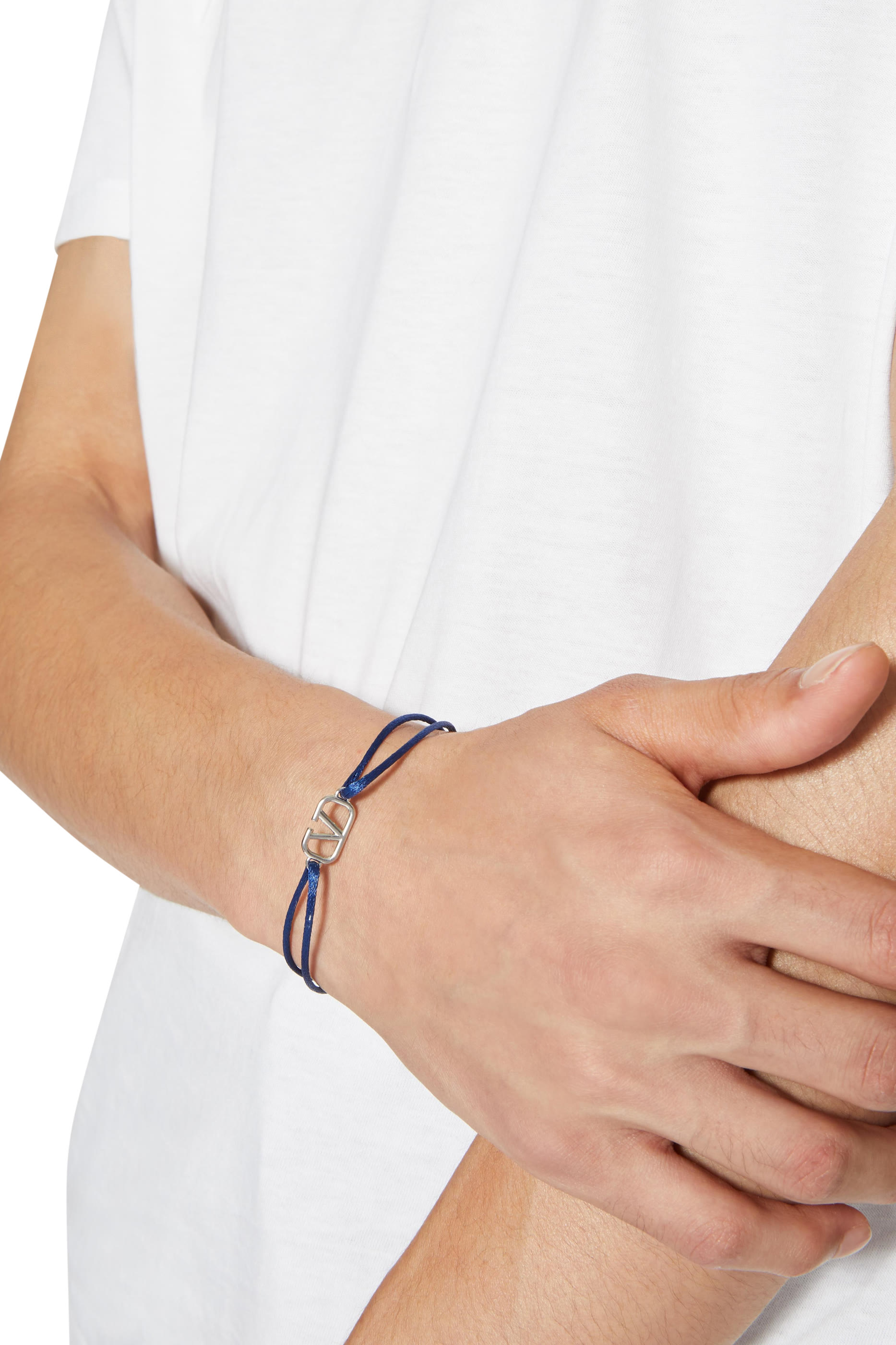 Valentino Garavani V Logo Signature Bracelet