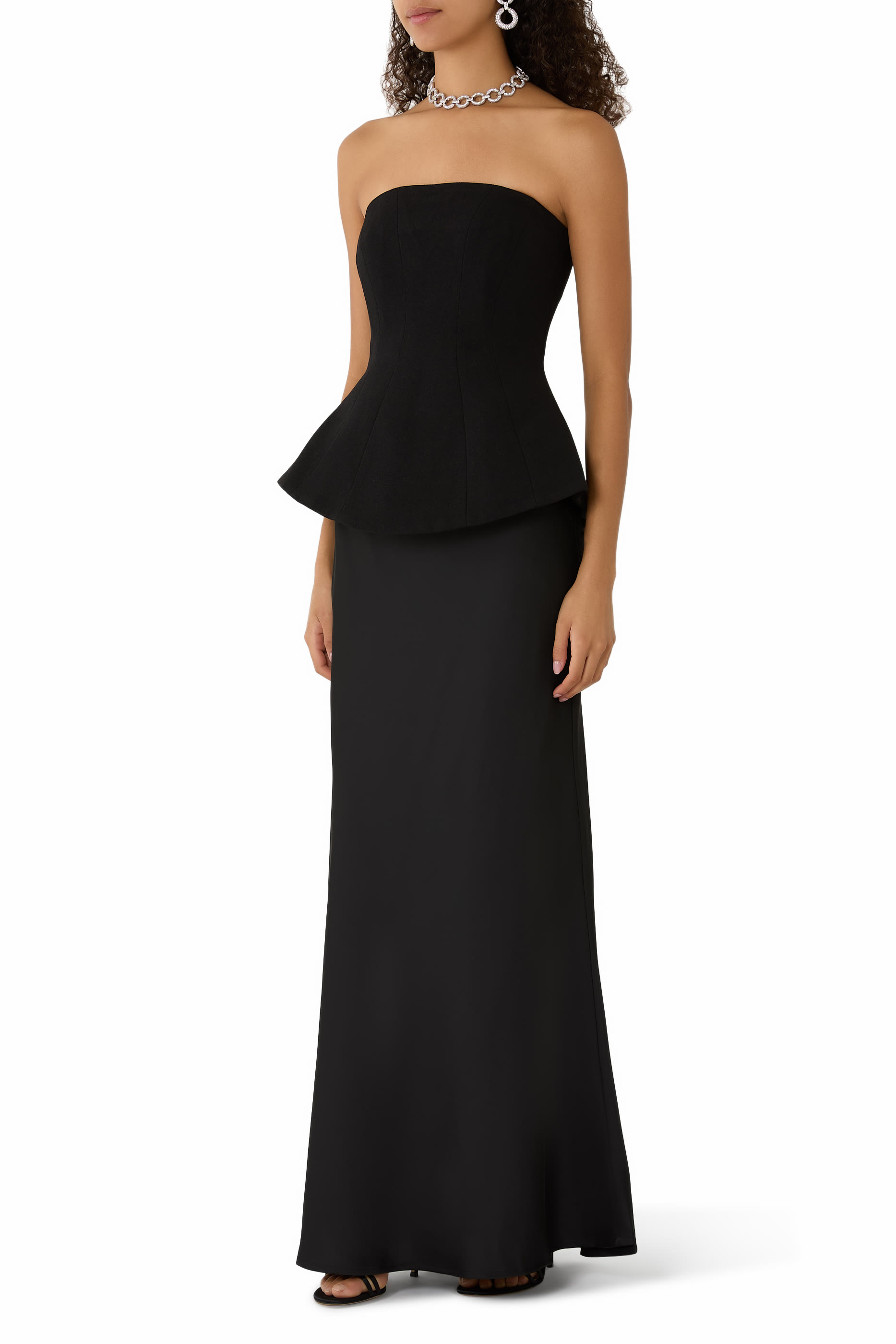 Ohio Strapless Corset Maxi Dress