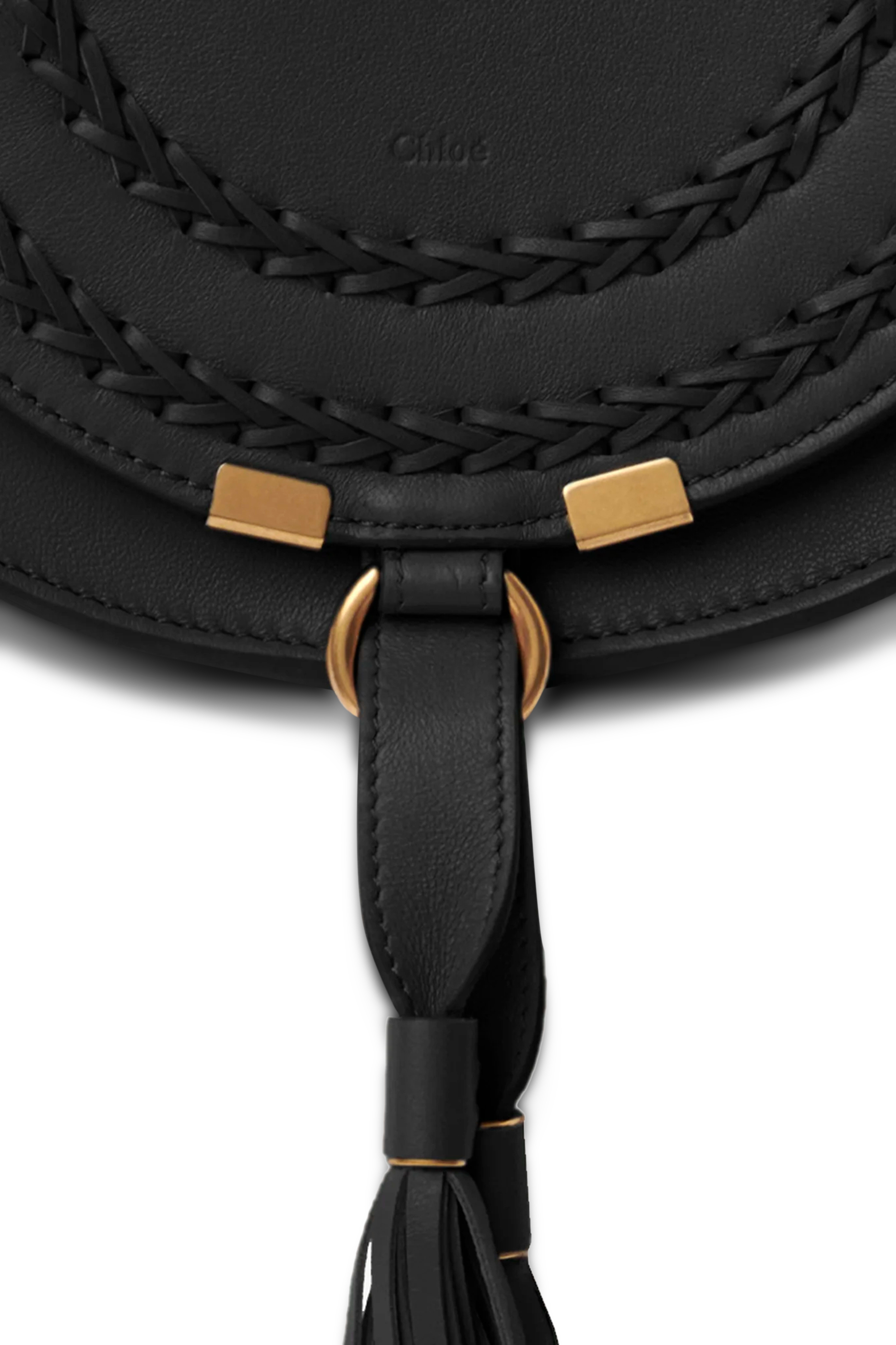 Marcie Small Leather Saddle Bag
