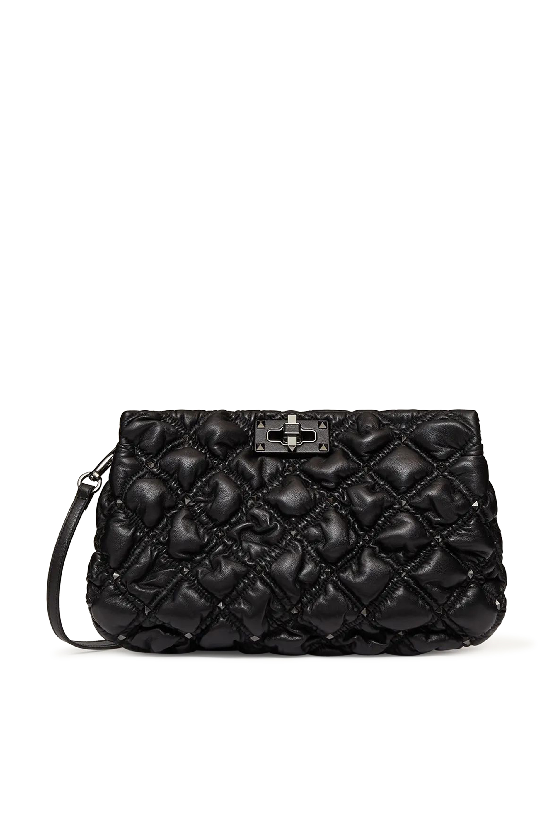 Valentino Garavani Spikeme Leather Clutch