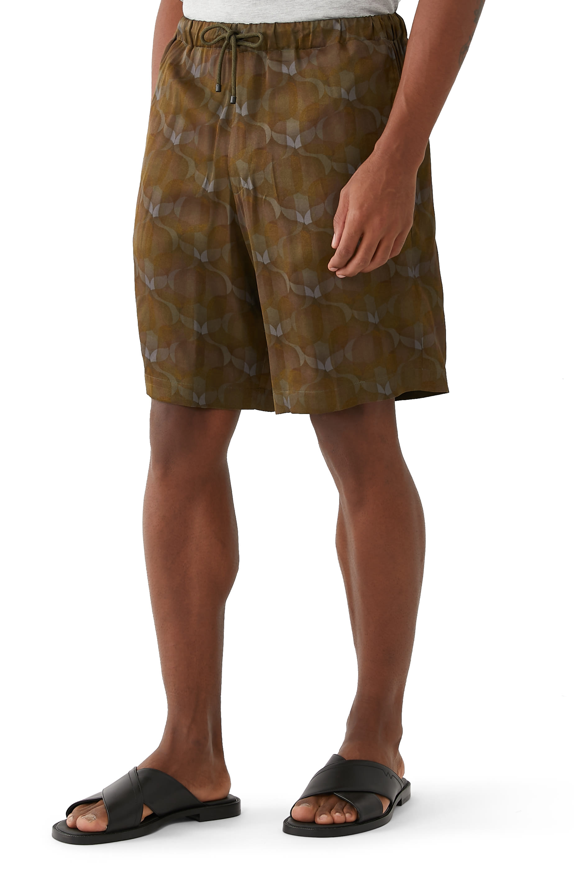 Loose Patterned Shorts