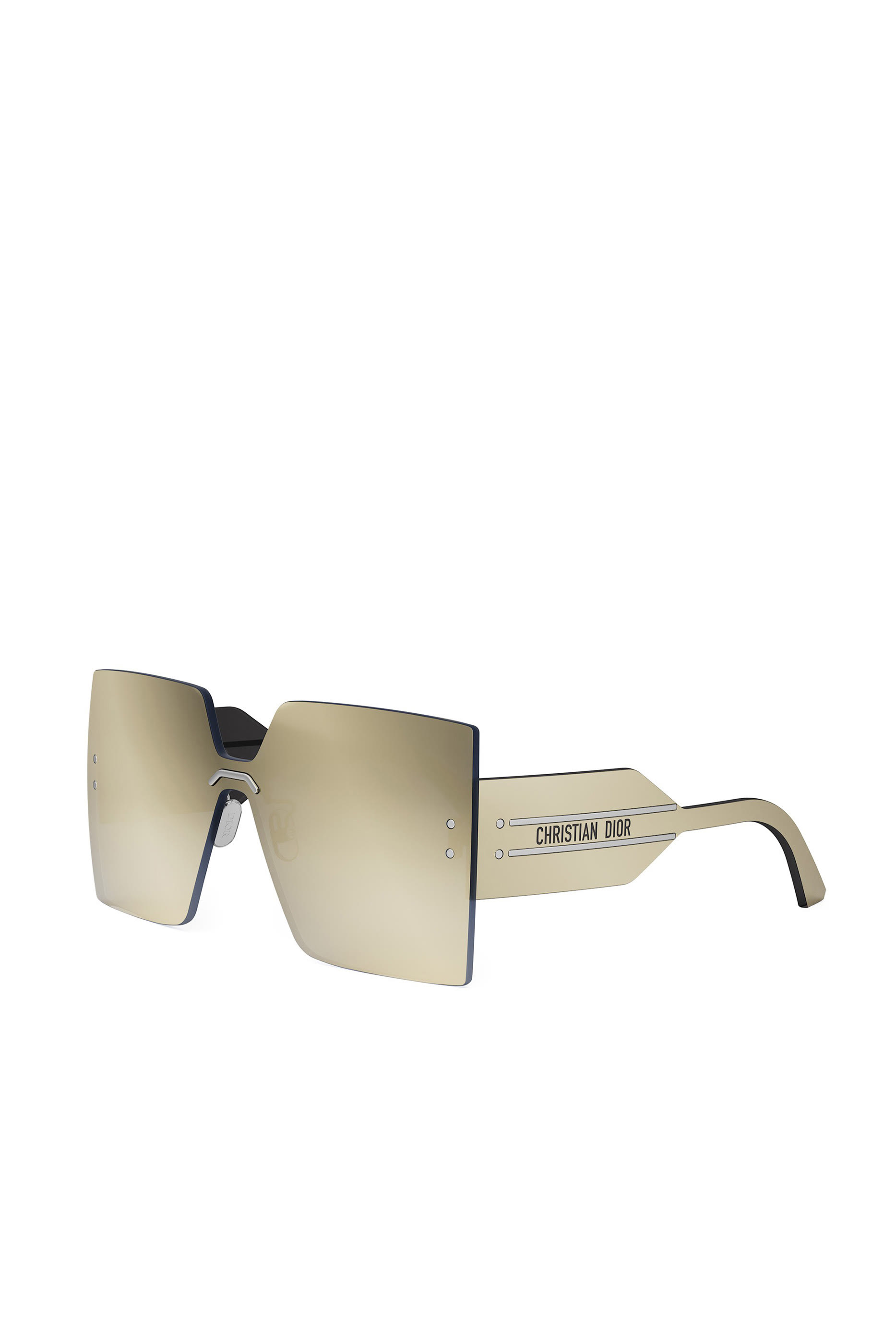 DiorClub M5U Gold Geometric Sunglasses