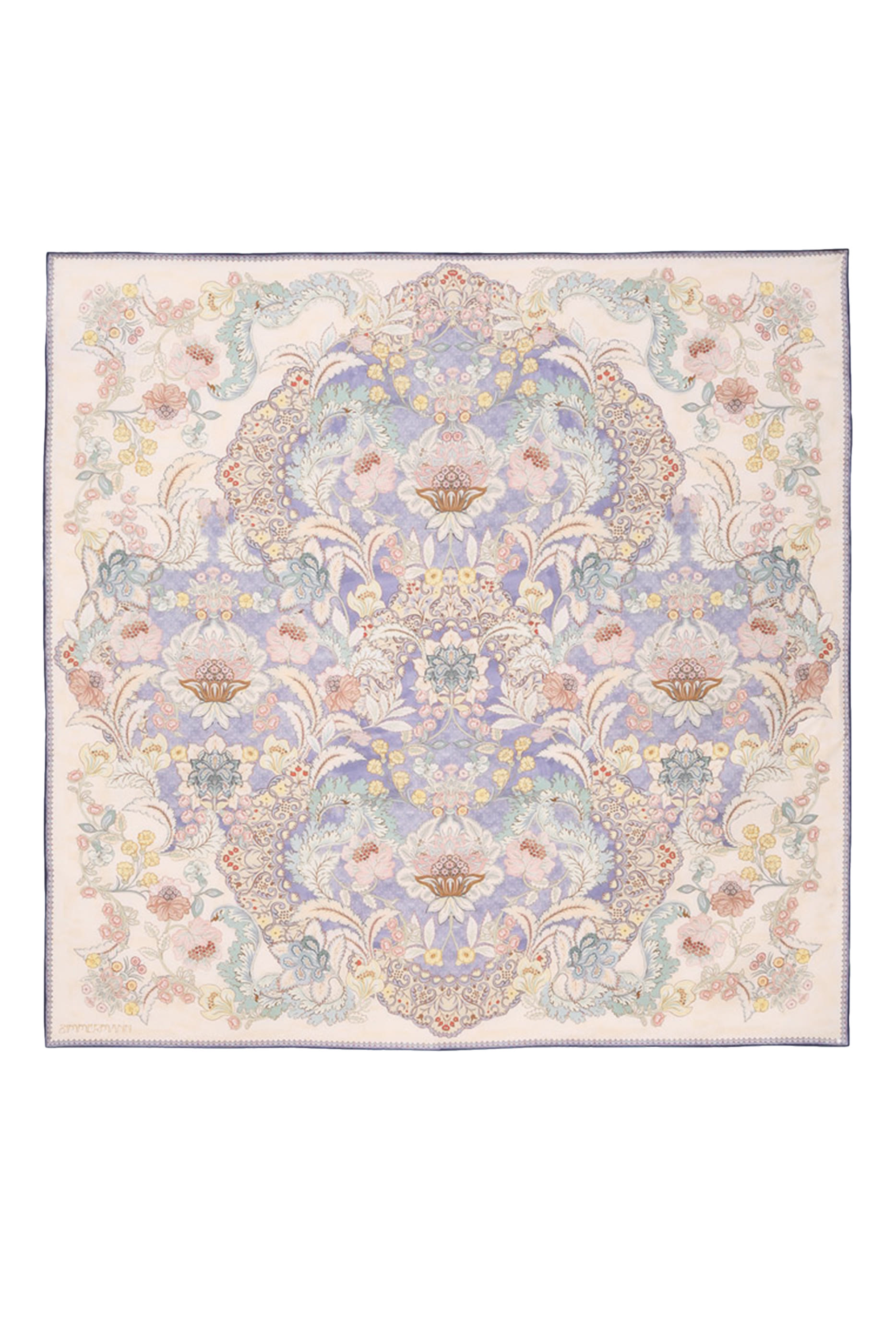  Printed Silk Square Scarf