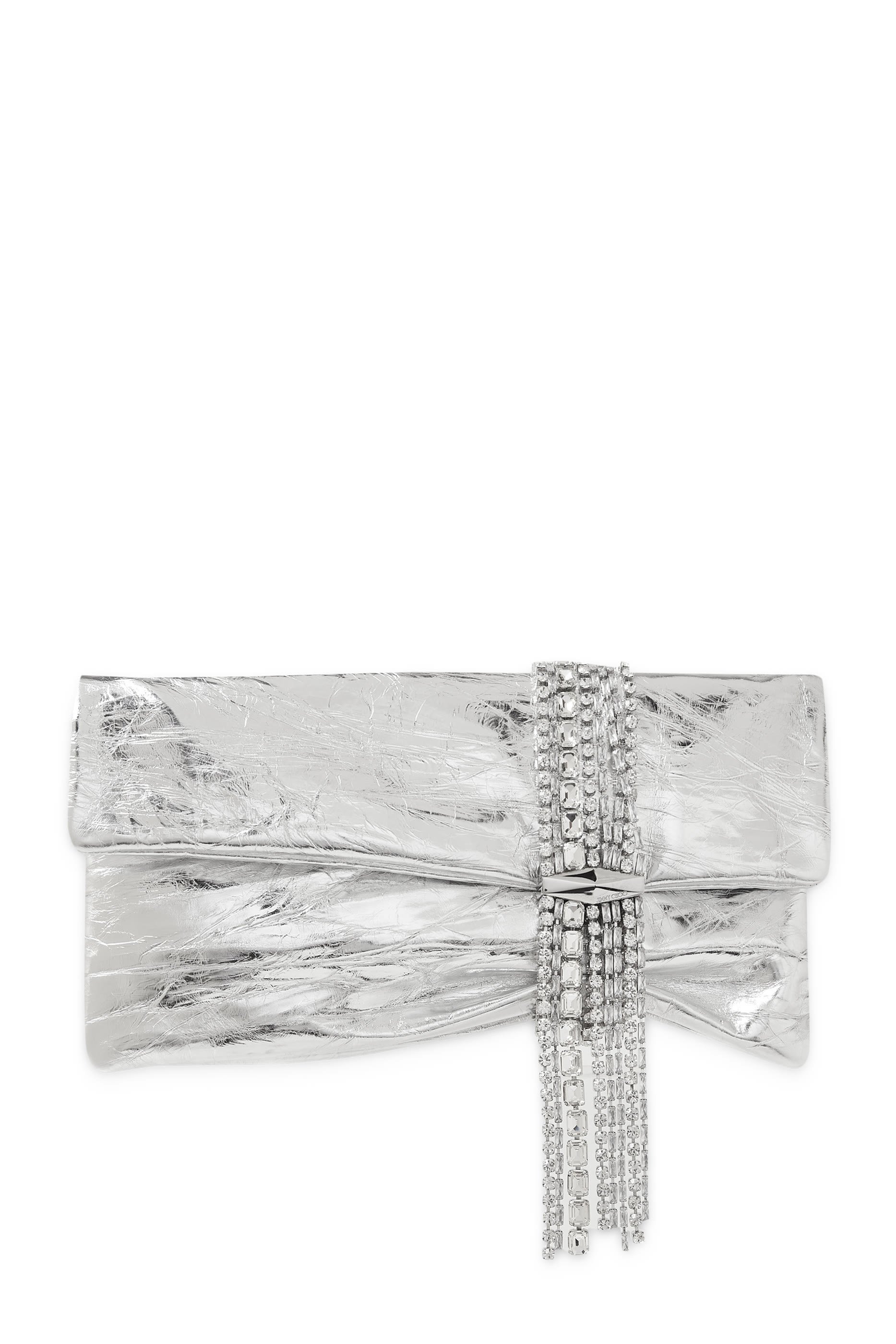 Zandra Crystal-Embellished Clutch Bag