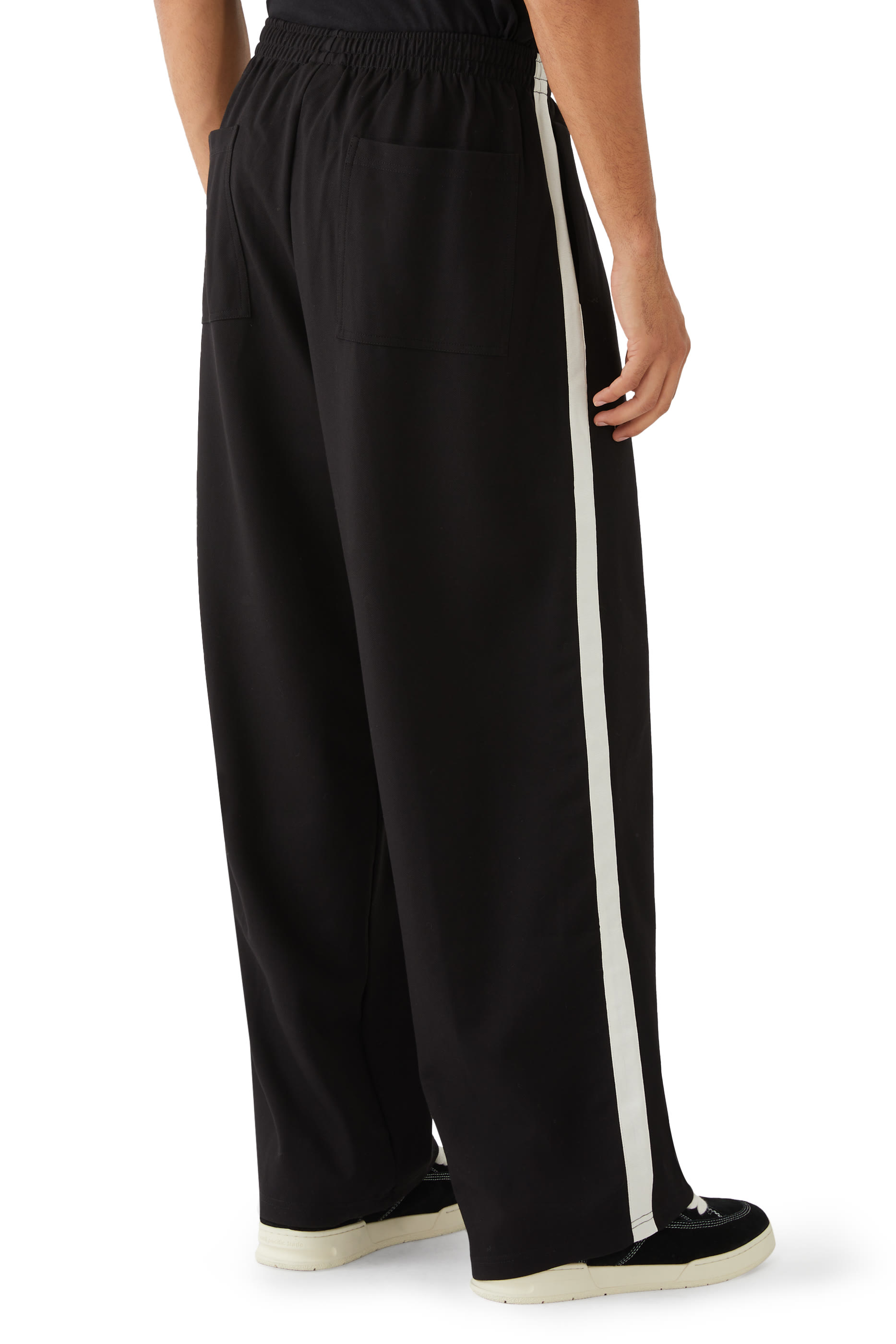 Wide Fit Poly Track Pants