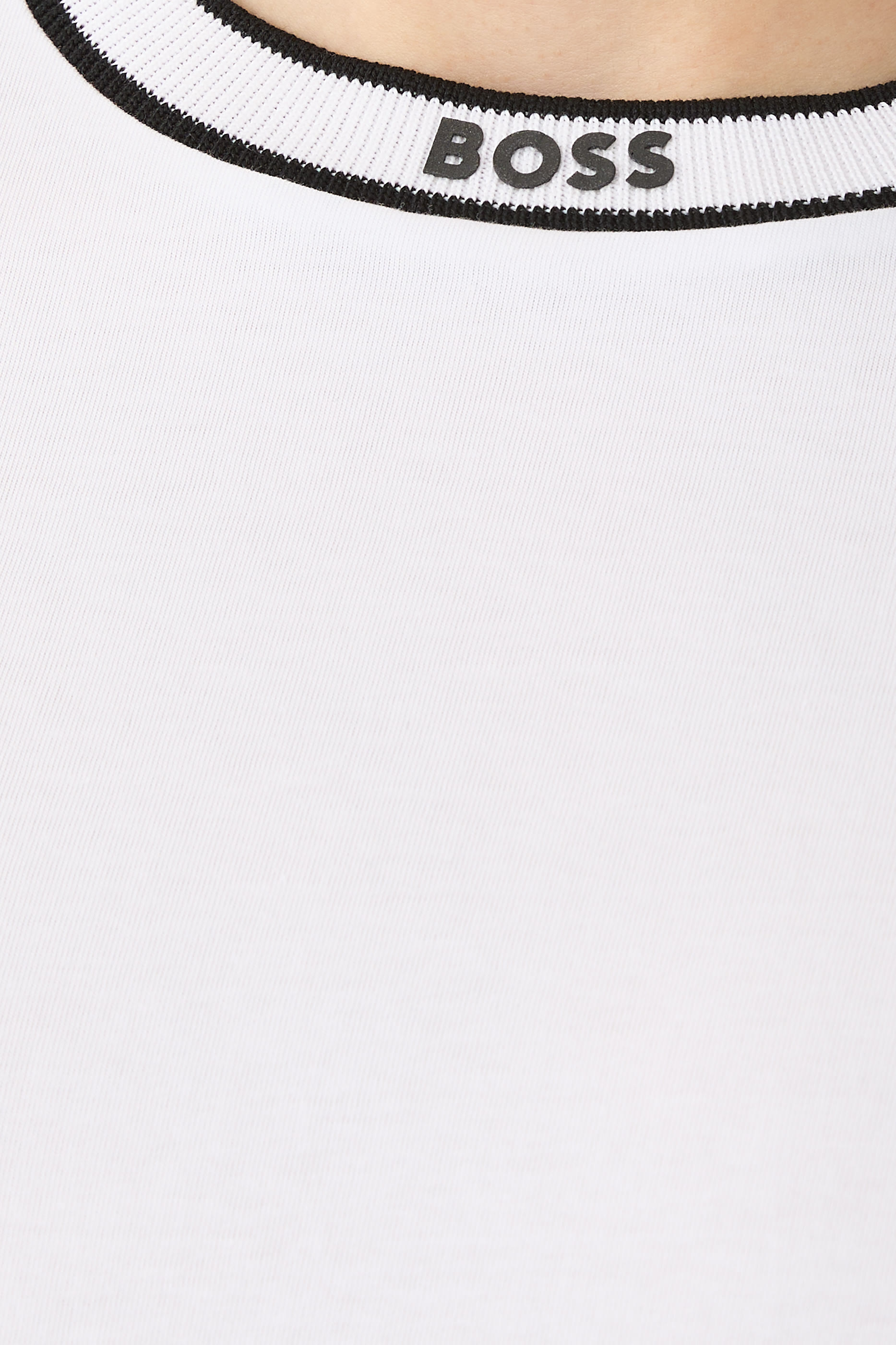 Cotton Logo Crew Neck T-Shirt