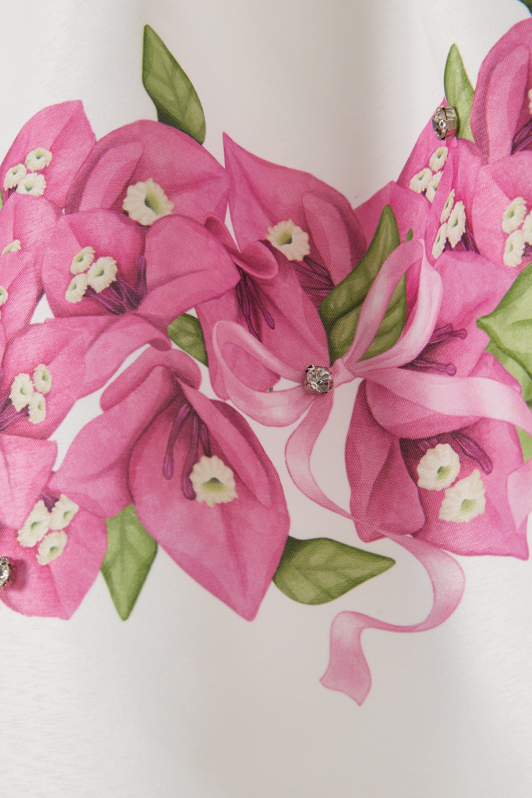 Kids Bougainvillea Crystals Dress