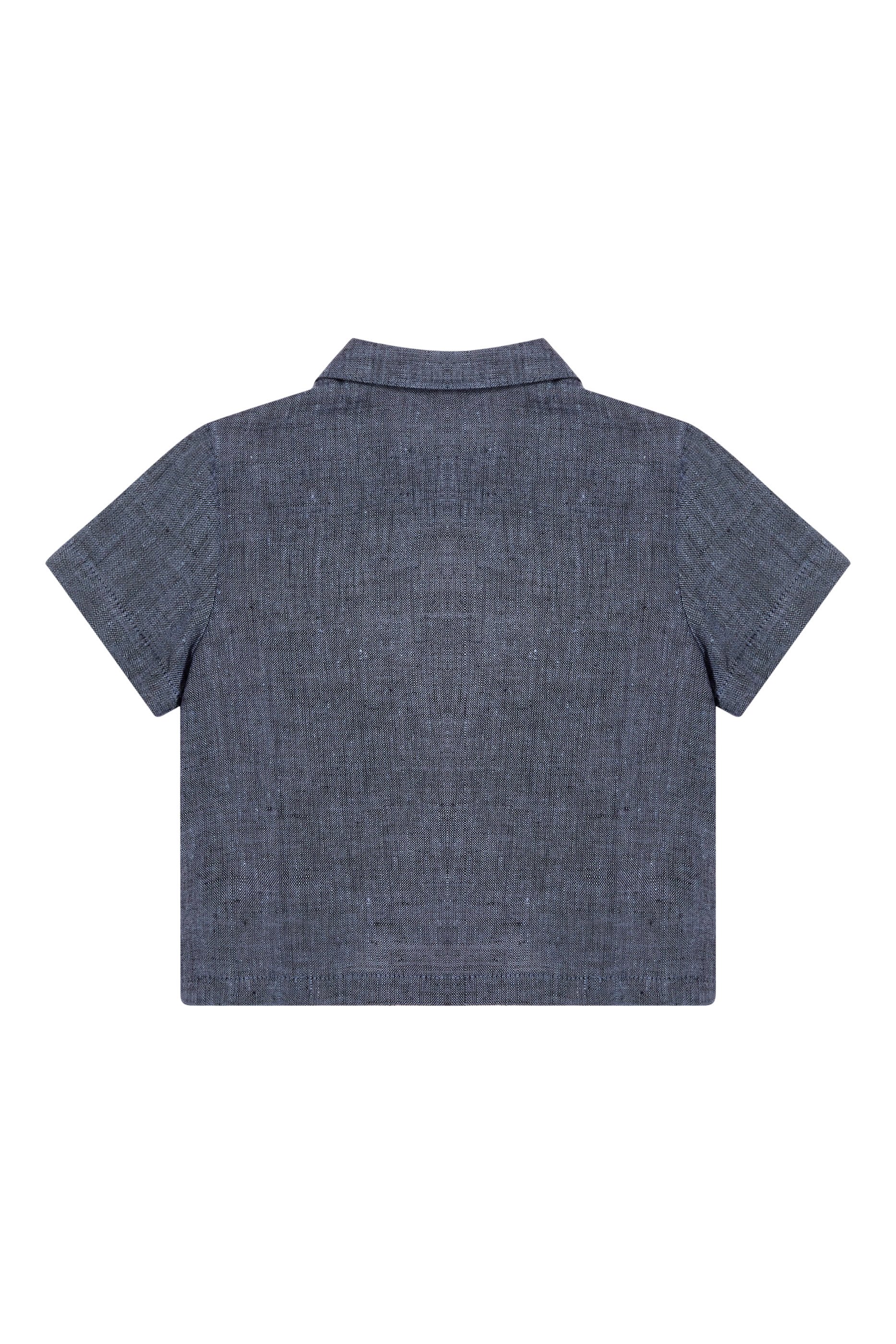 Kids Embroidered Logo Shirt