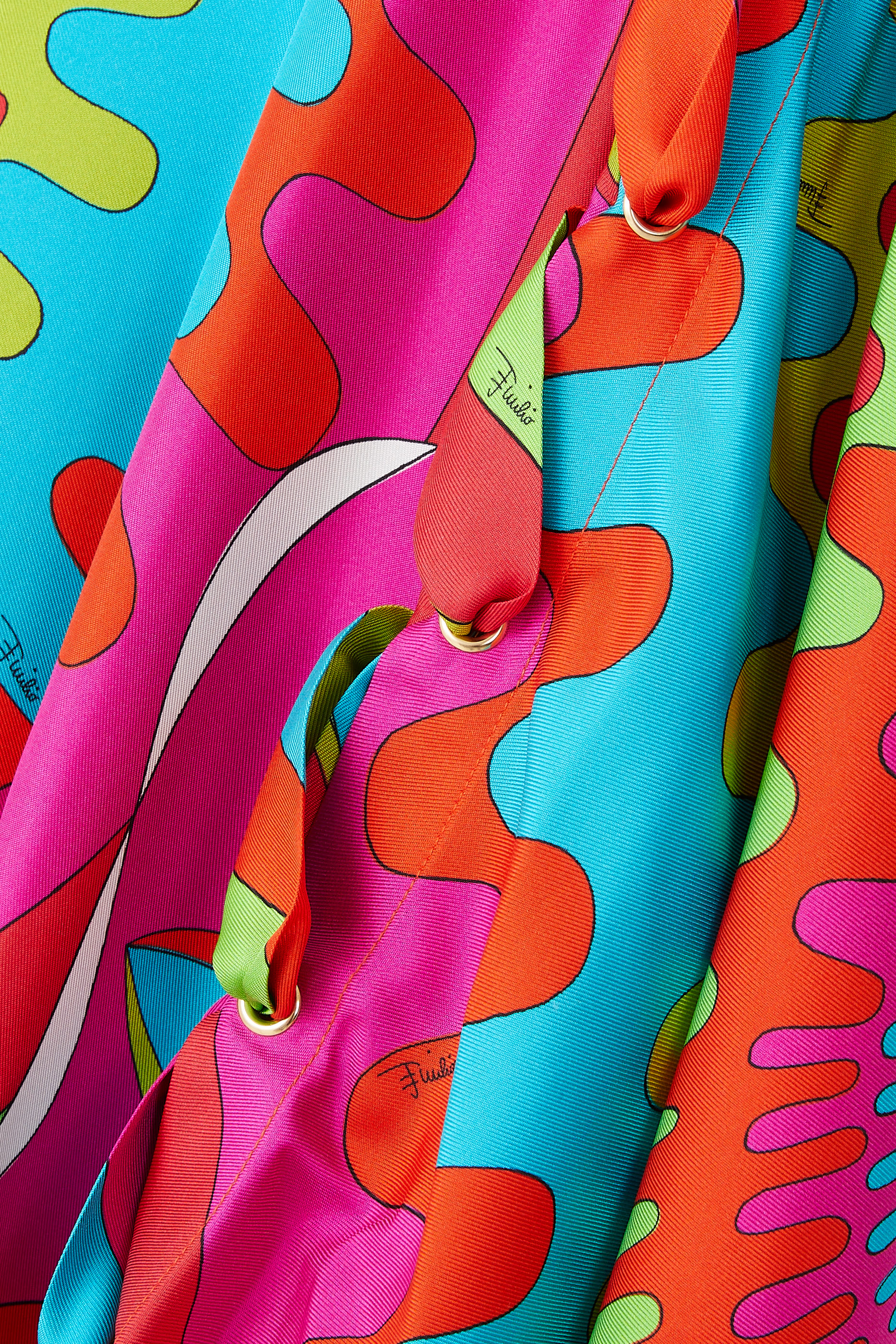 Bersaglio-Print Cotton T-Shirt Dress