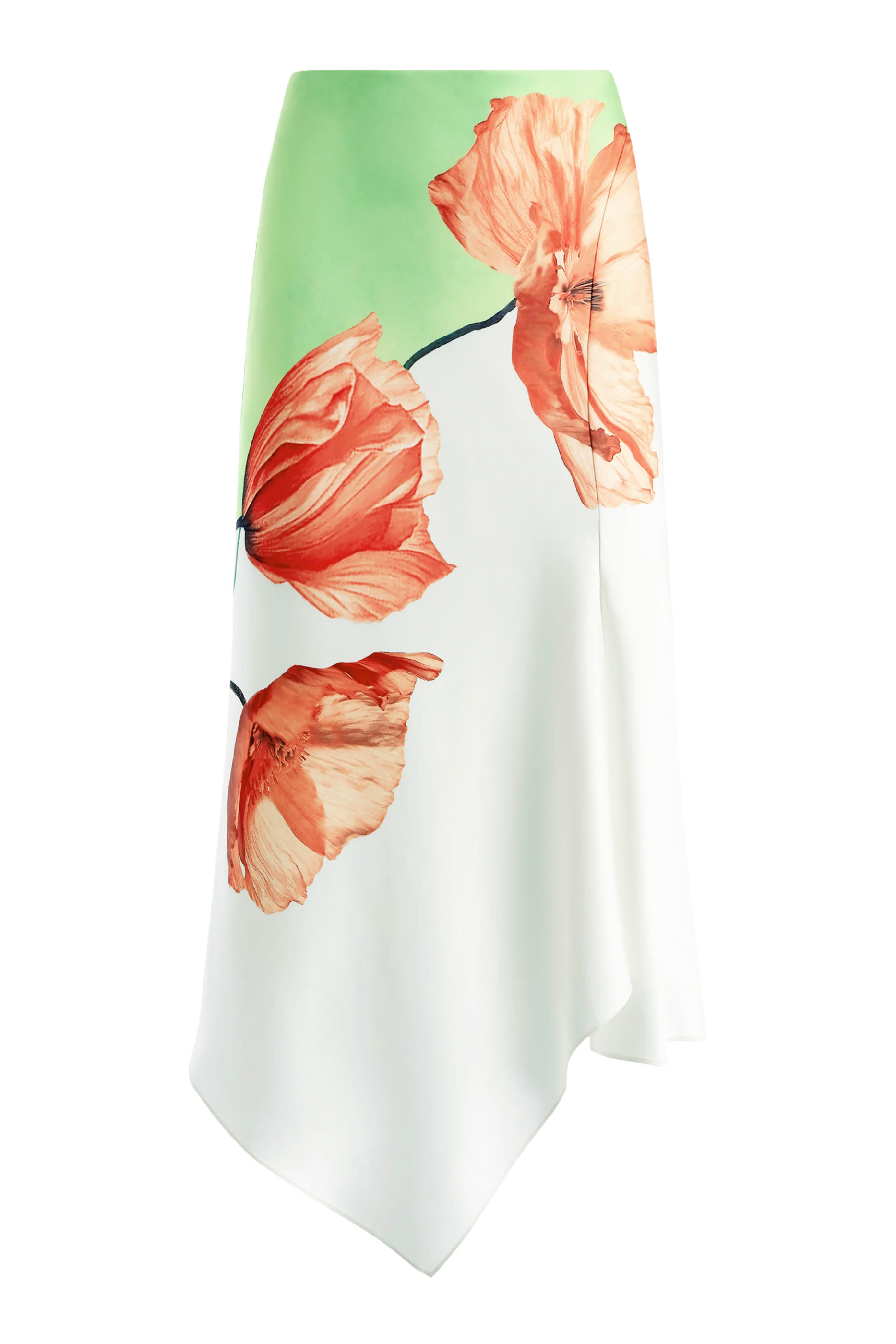 Harmony Drapey Slit Asymmetric Skirt