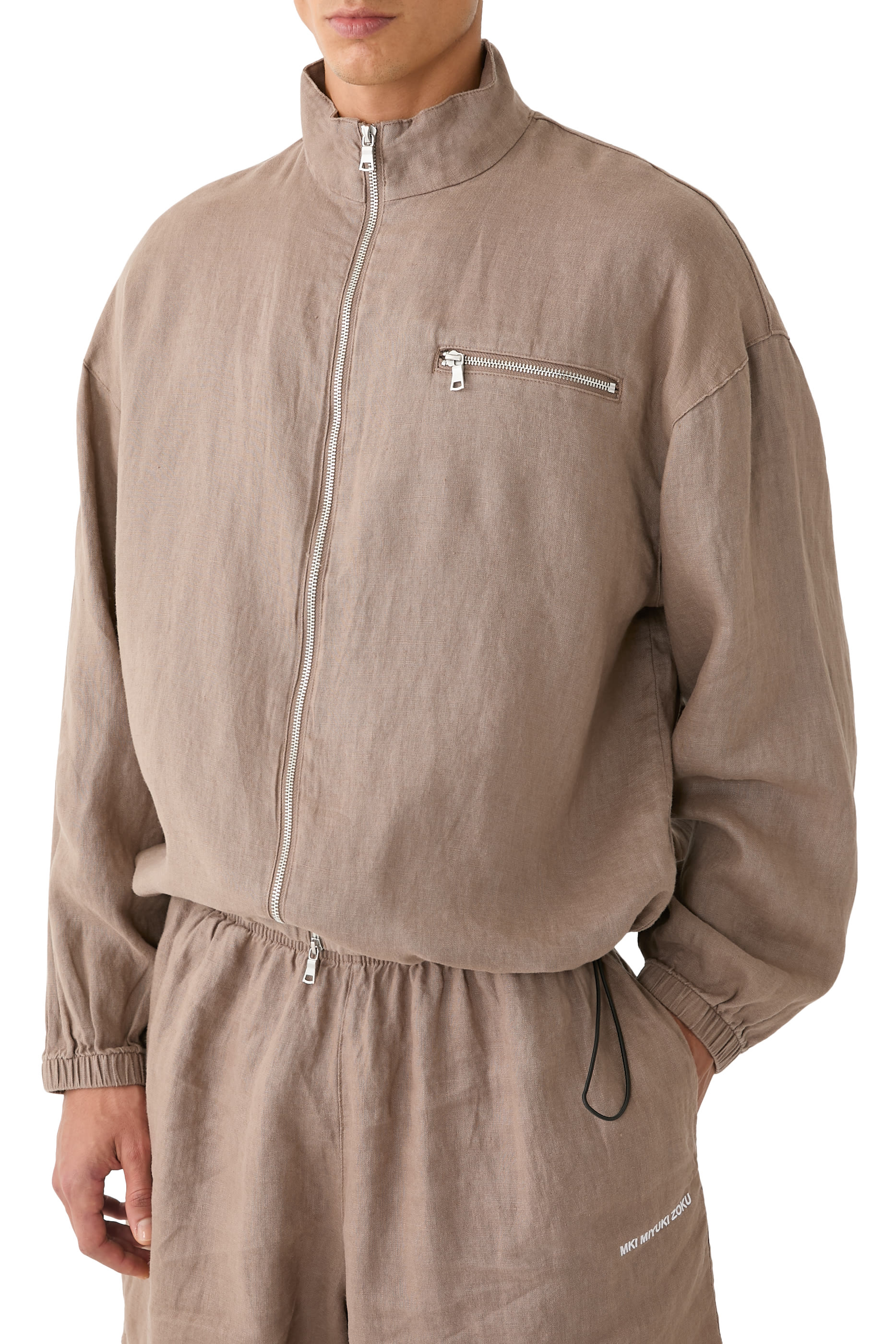 Linen Track Jacket