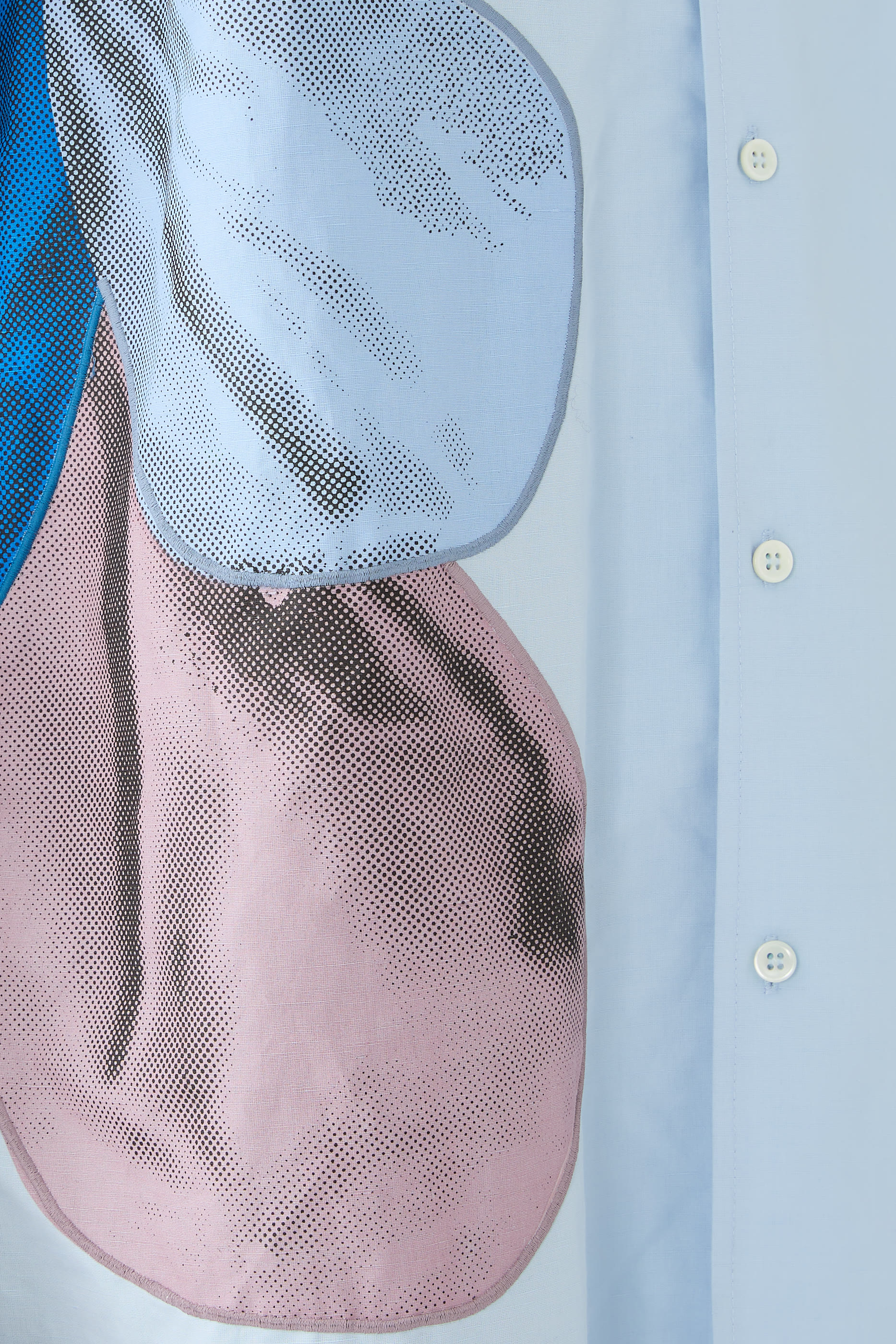 Balloon Embroidery Short Sleeve Shirt