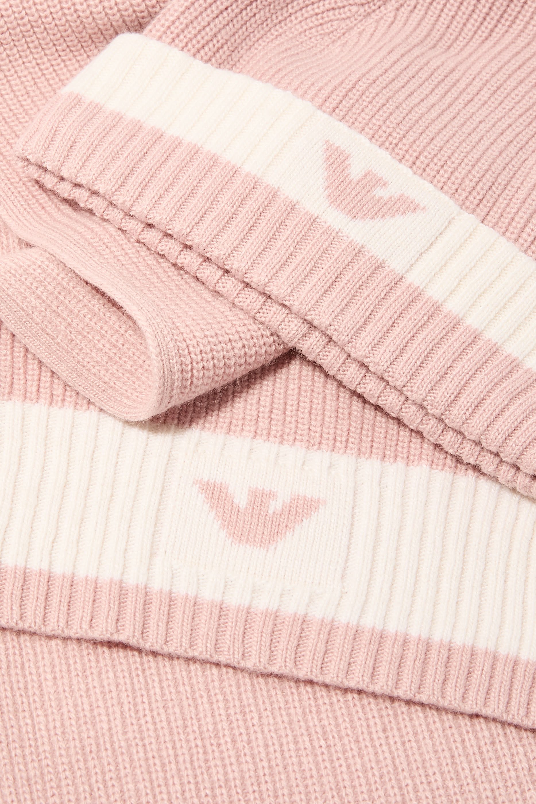 Kids Wool-blend Beanie and Scarf Set