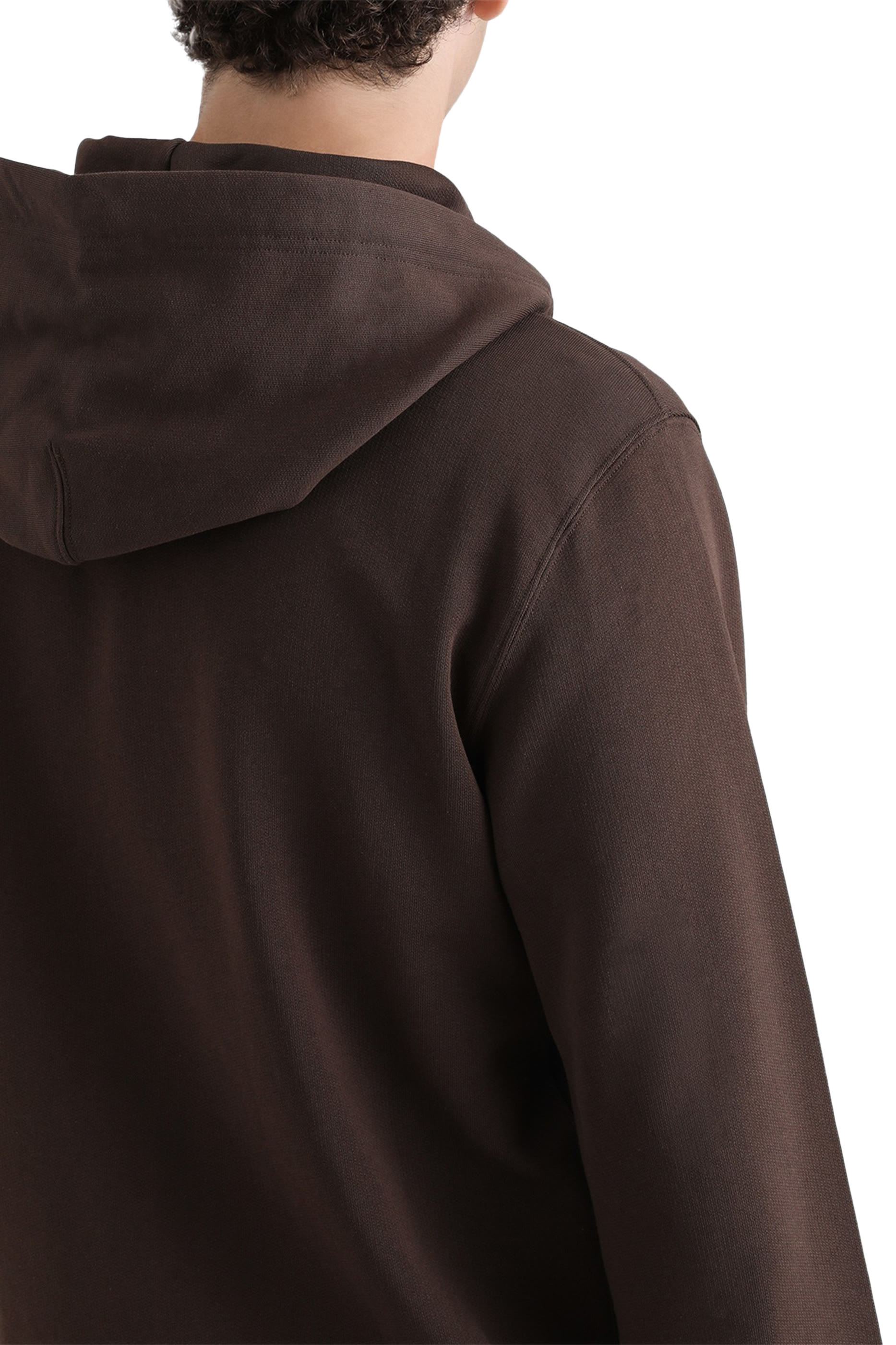 Cotton Heraldic Patch Hoodie