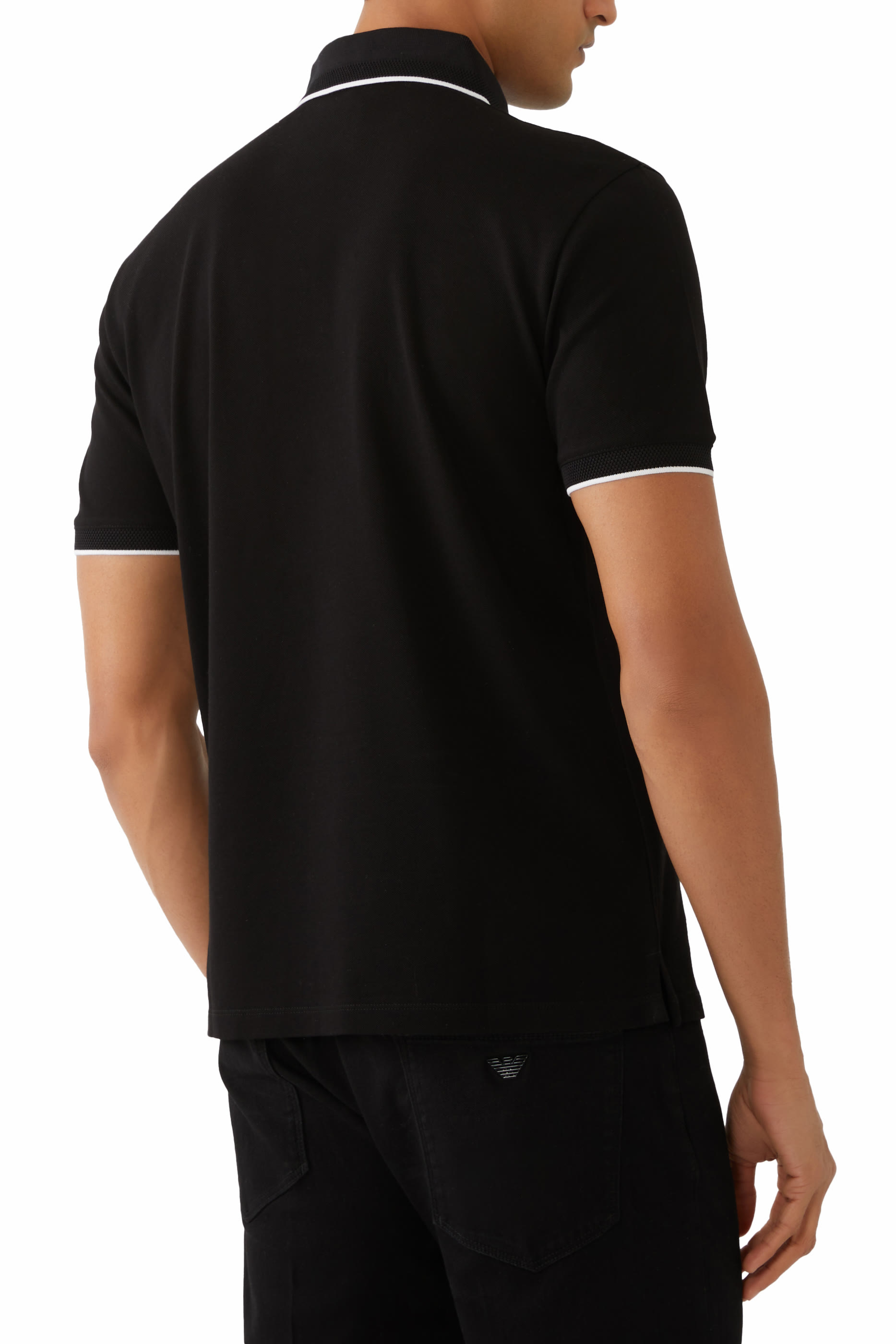 Micro Eagle Logo Polo Shirt