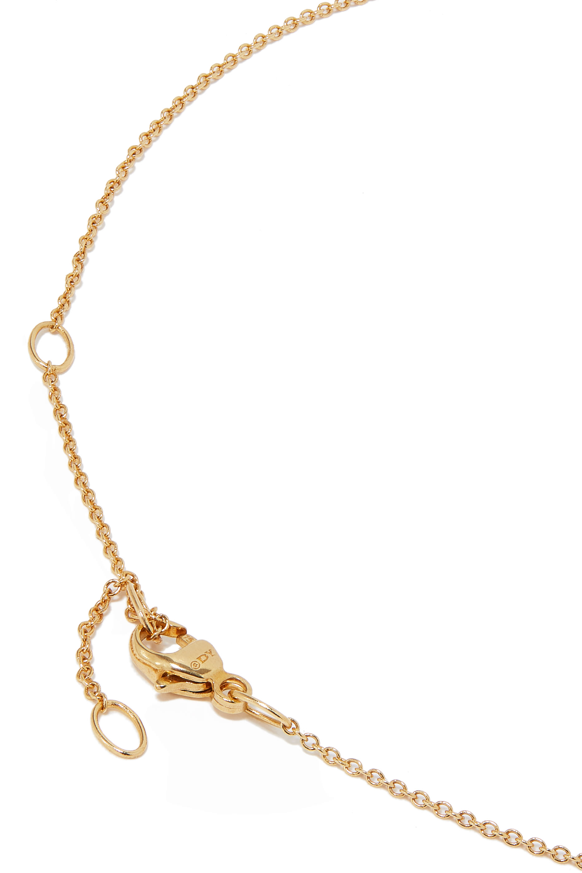 Pave Diamond Heart Plate Necklace