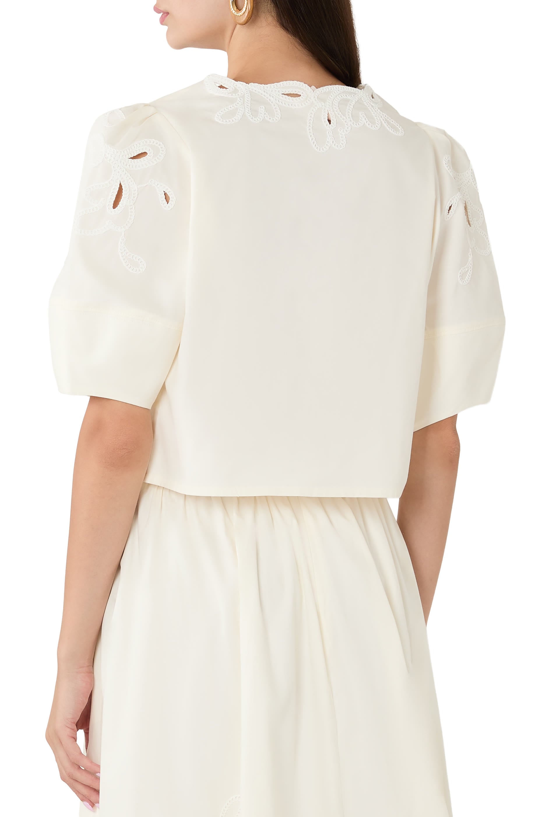 Paisley Bloom Embroidered Bellara Top
