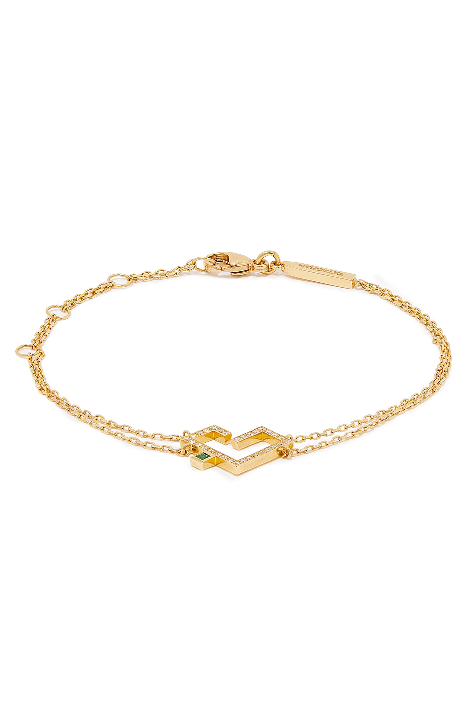 Hubb Bracelet with Emerald