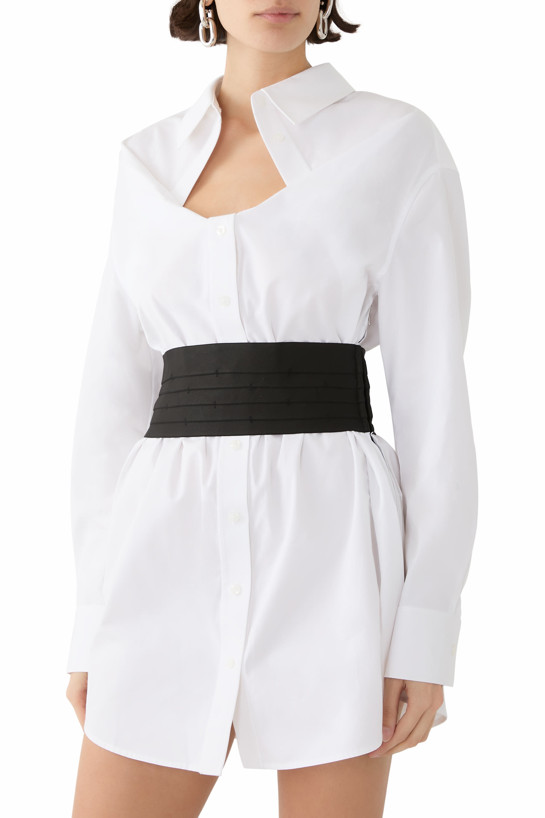 Deconstructed Mini Shirtdress