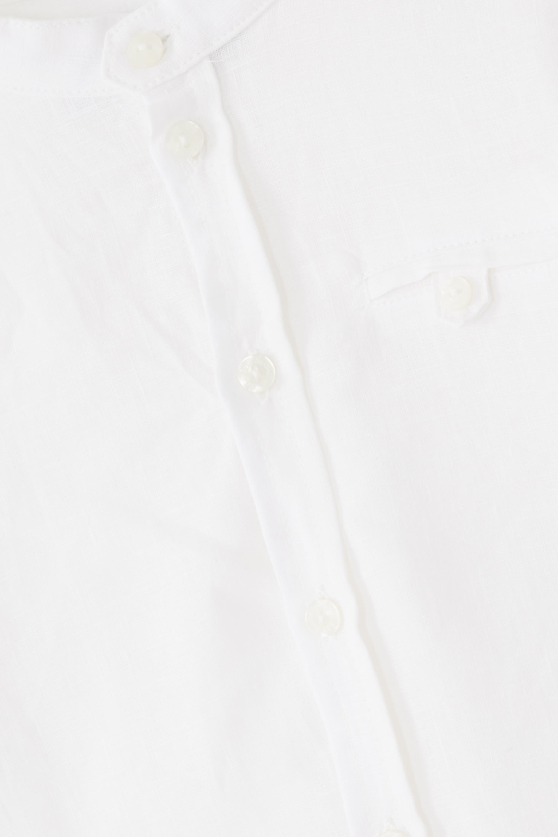 Kids Linen Moa Collar Shirt