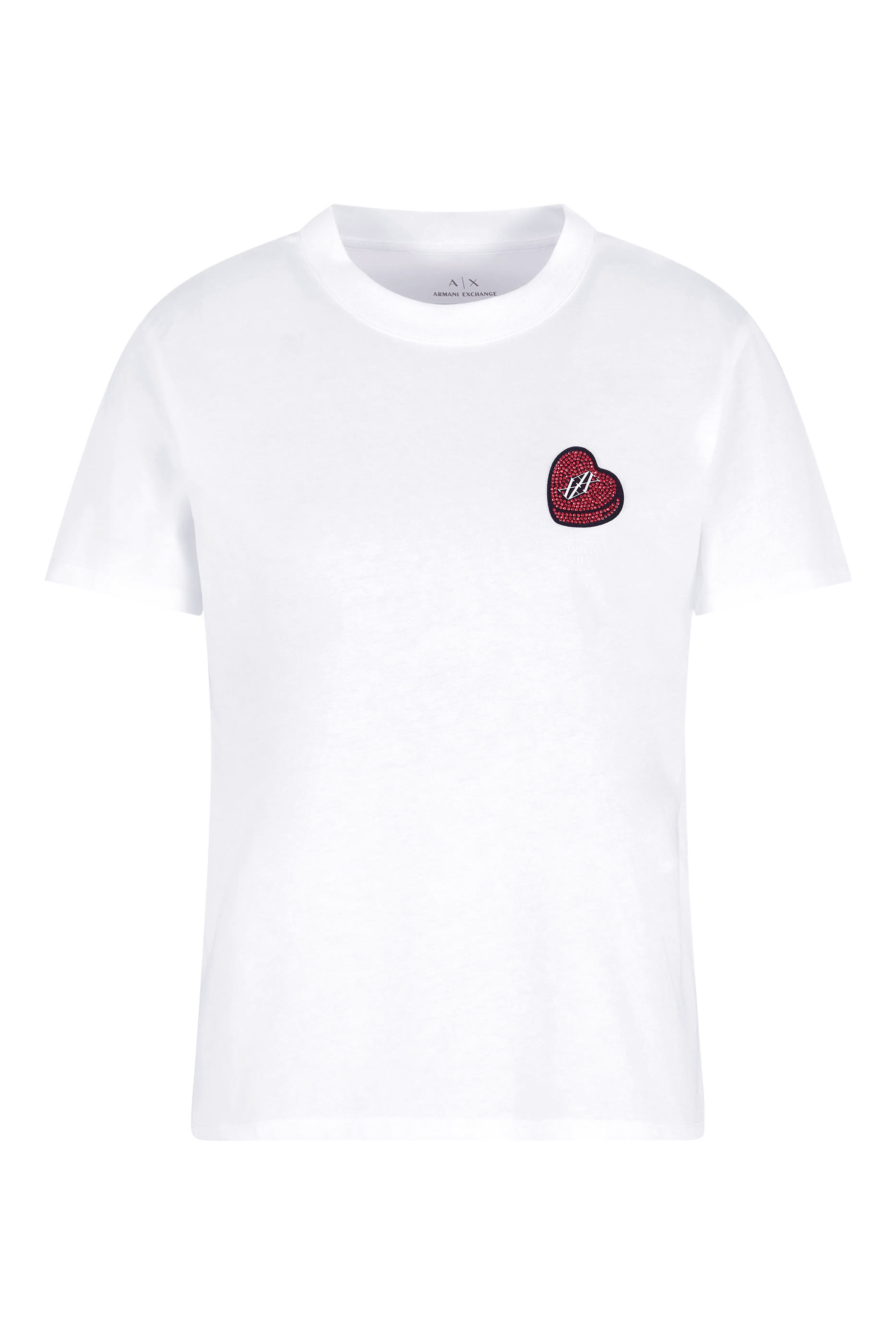 The Grid Heart AX Logo T-Shirt