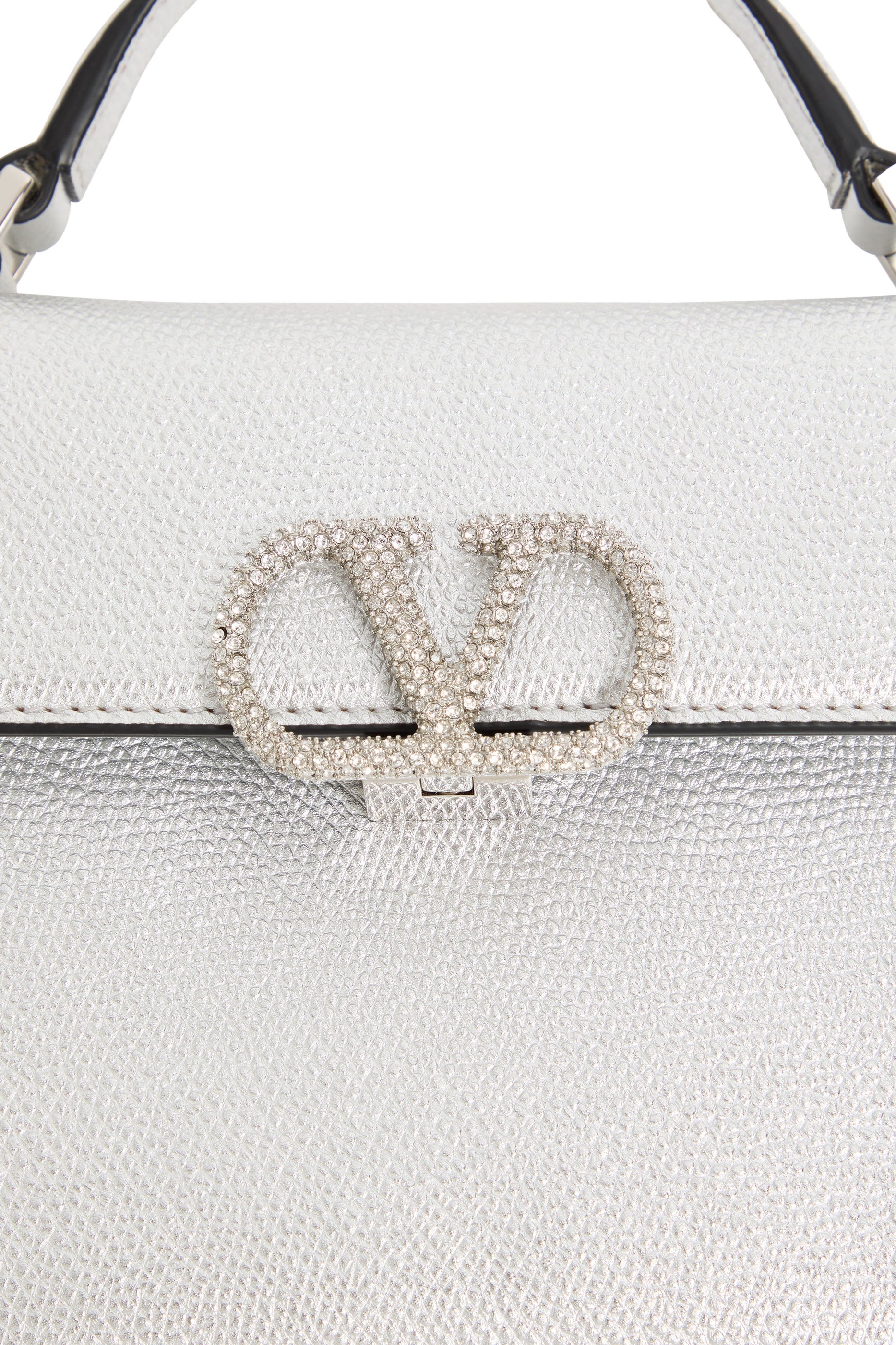 VLogo Crystal Mini Top-Handle Bag