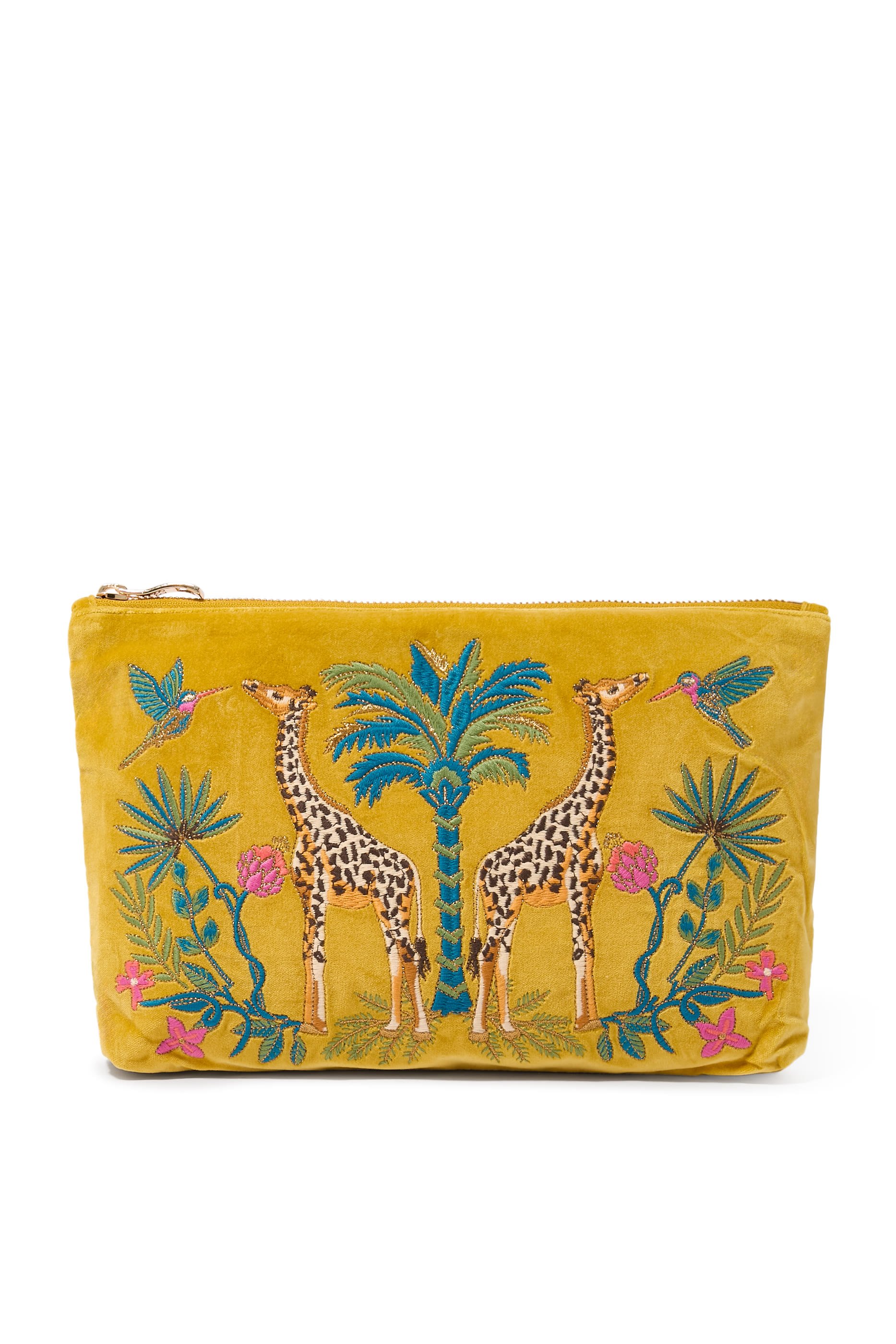 Wild Giraffe Palm Everyday Pouch