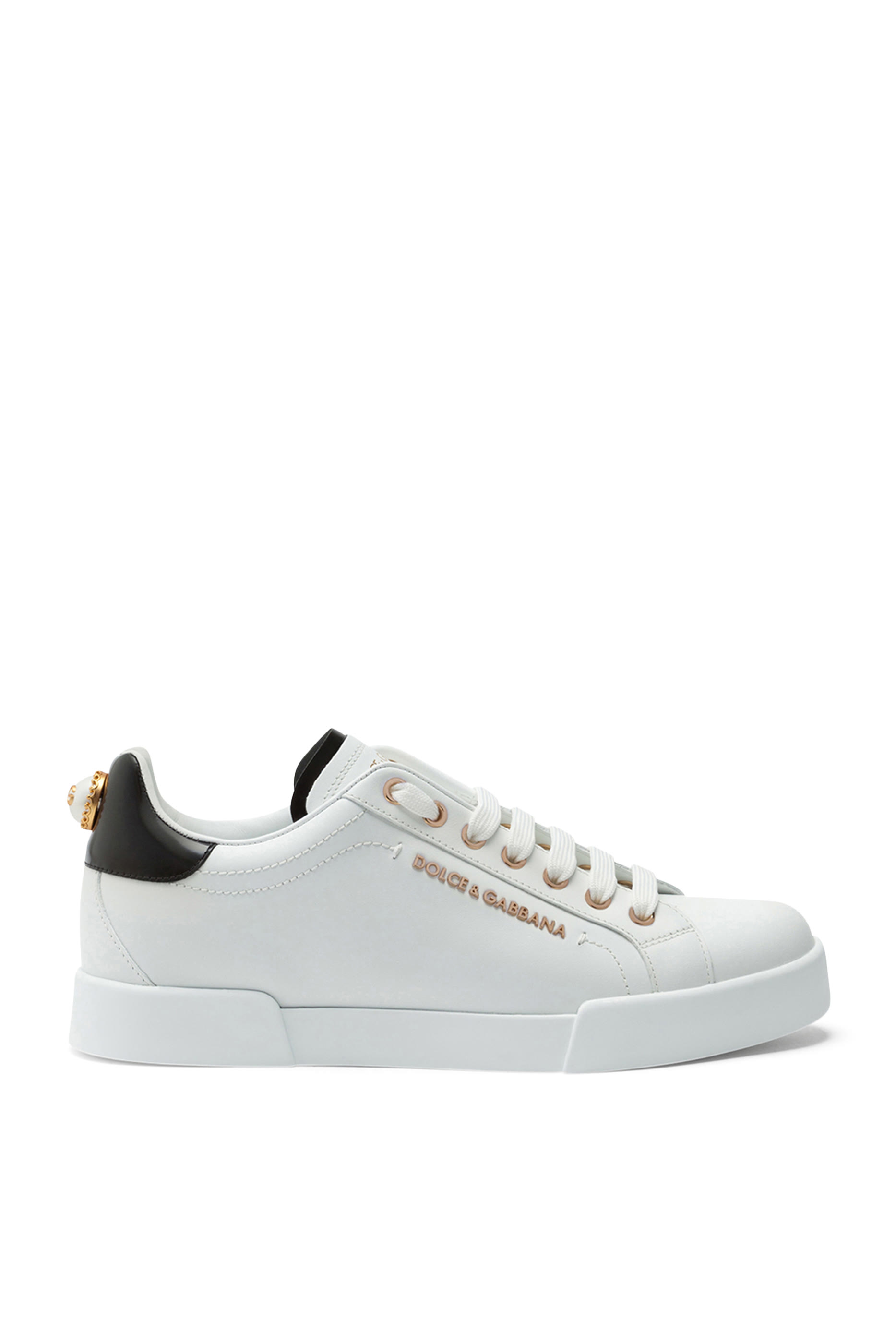  Calfskin Nappa Portofino Sneakers with Lettering