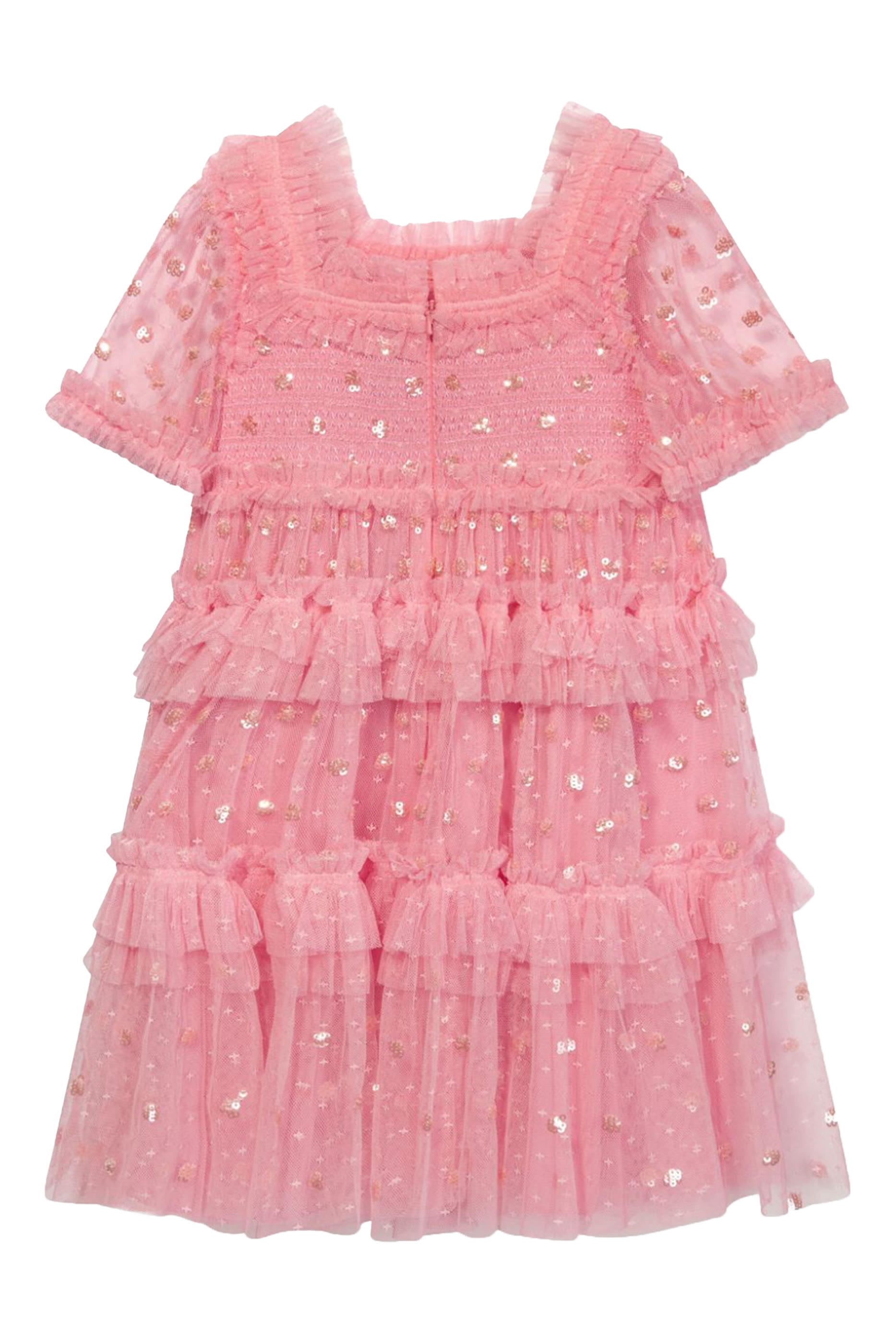 Kids Polka Dot Smocked Dress