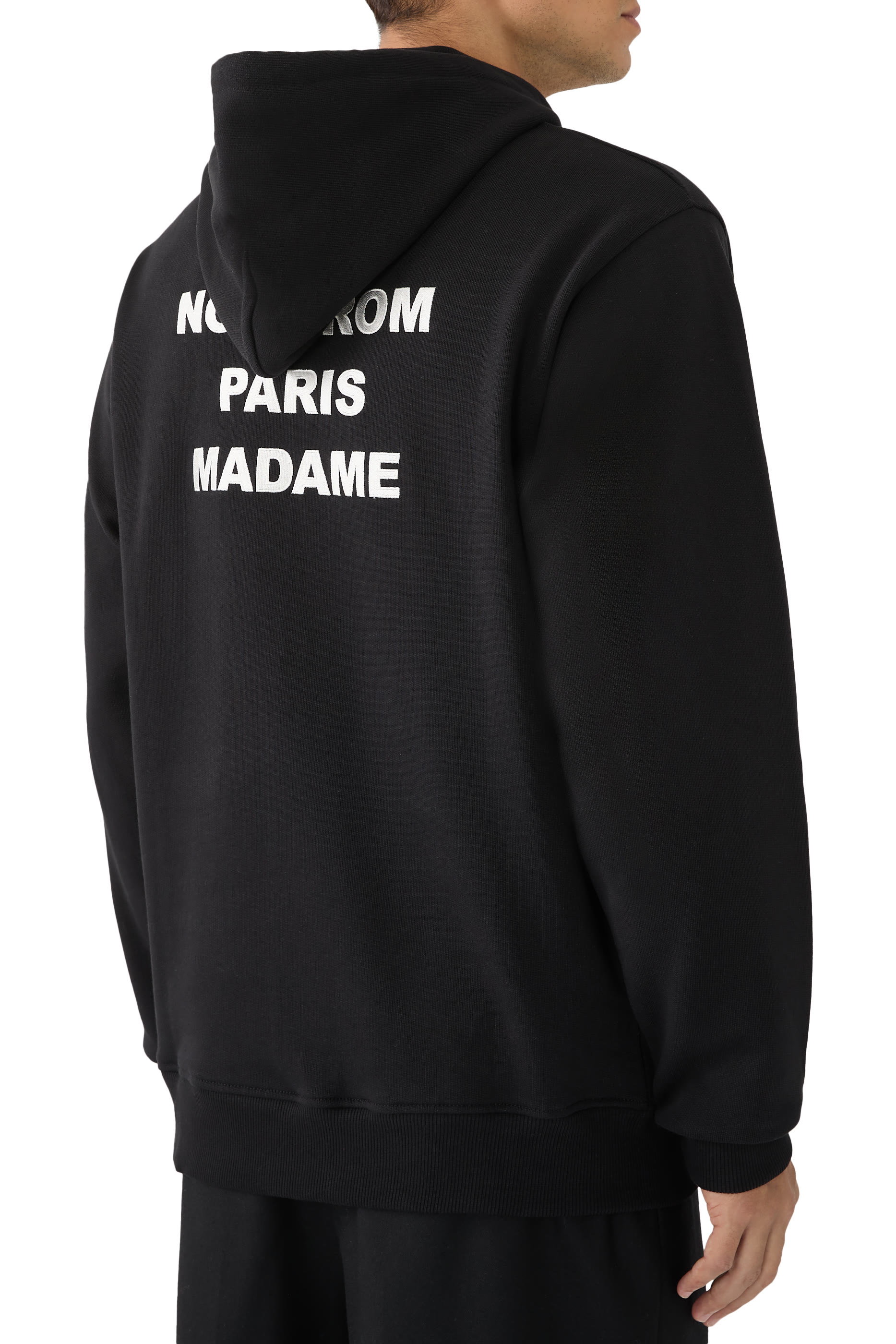 Cotton Slogan Hoodie