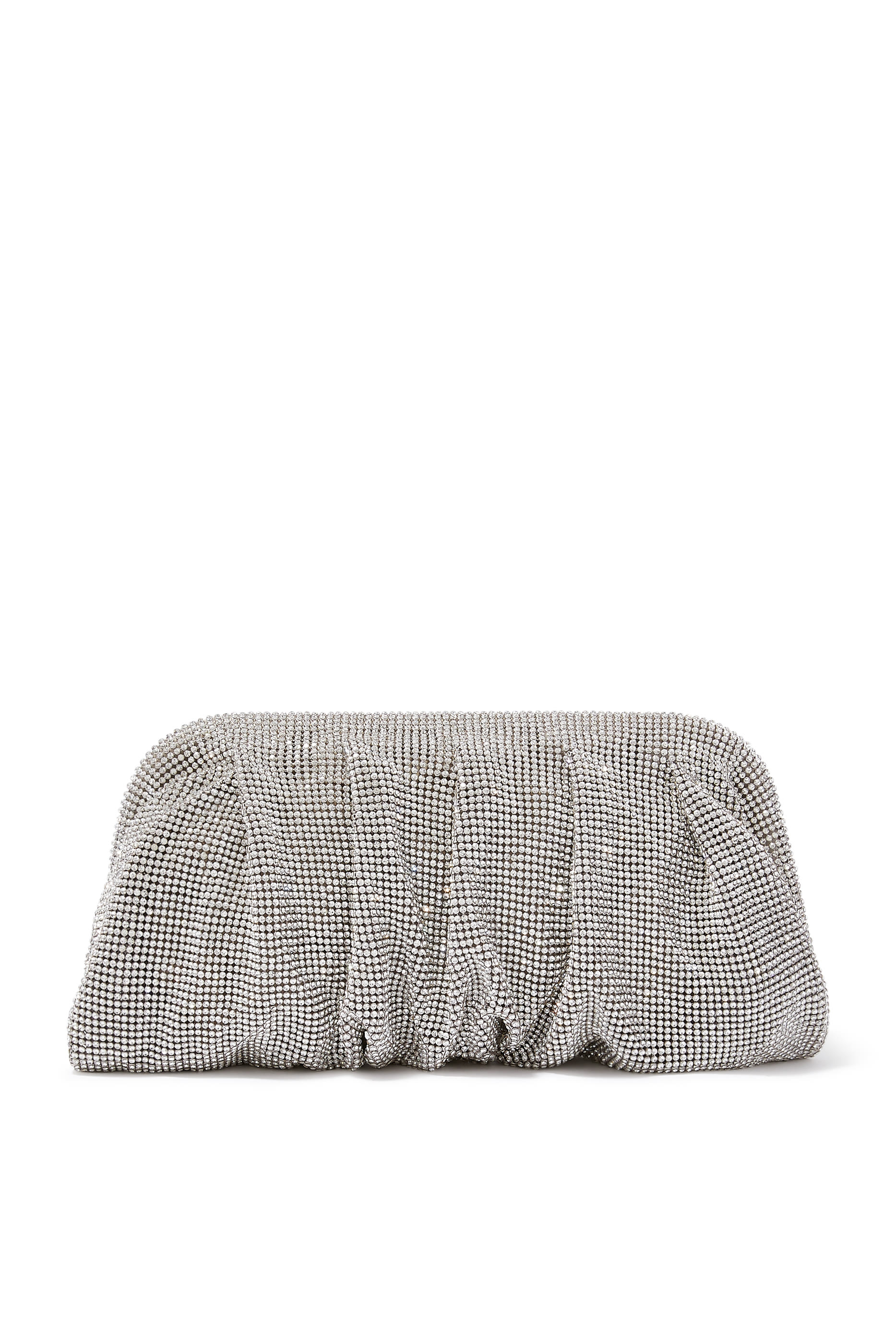 Venus La Grande Rhinstone Mesh Clutch