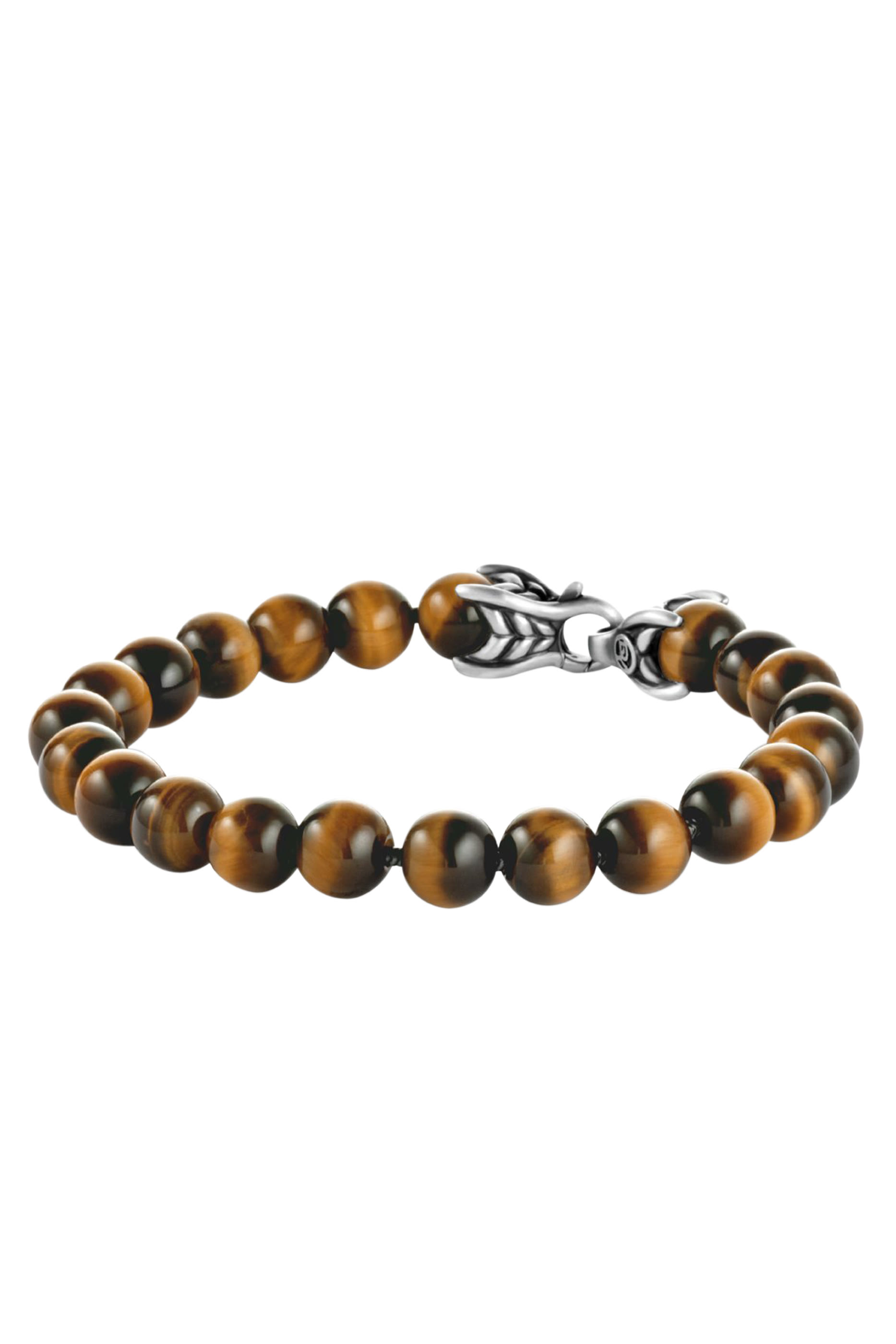 Spiritual Beads Bracelet, Sterling Silver with Tiger&rsquo;s Eye