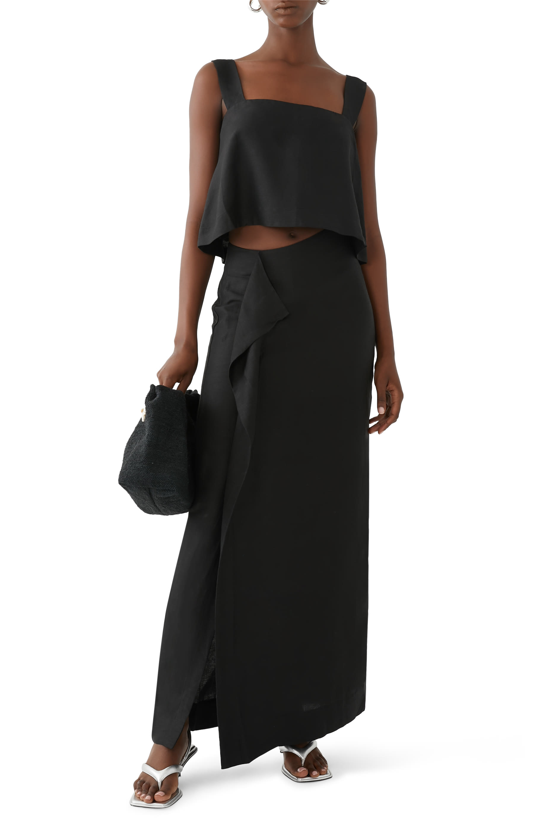 Bormio Linen Tie Back Bodice