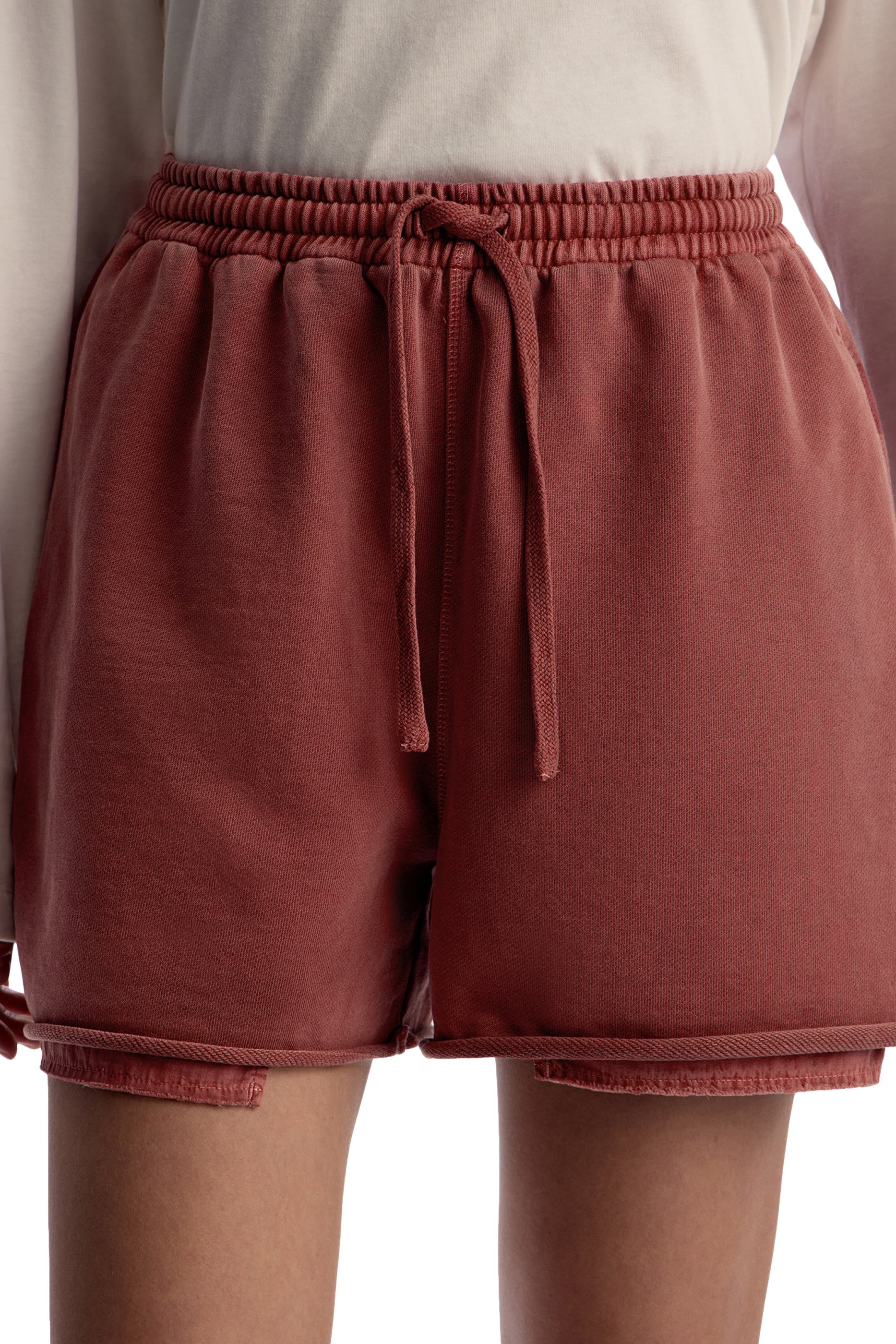 Garment-Dyed Terry Shorts 