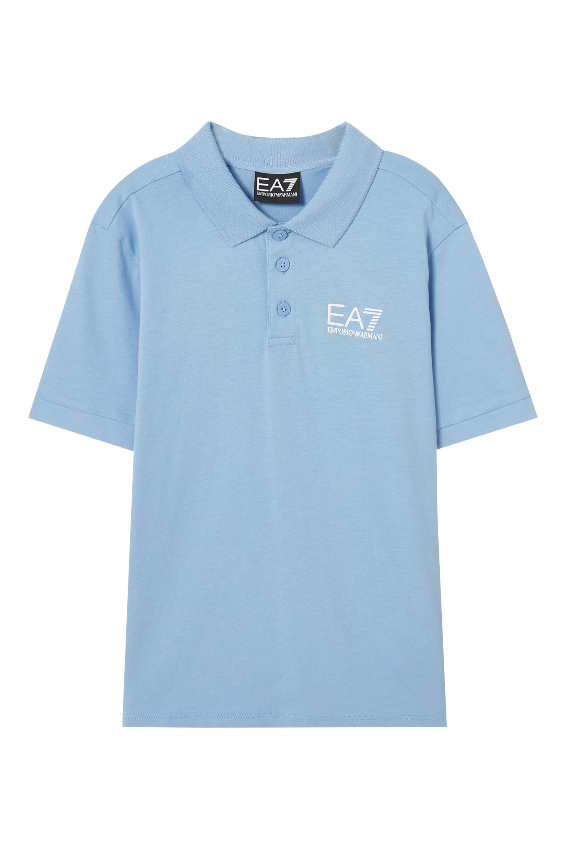 Kids EA7 Logo Polo Shirt 