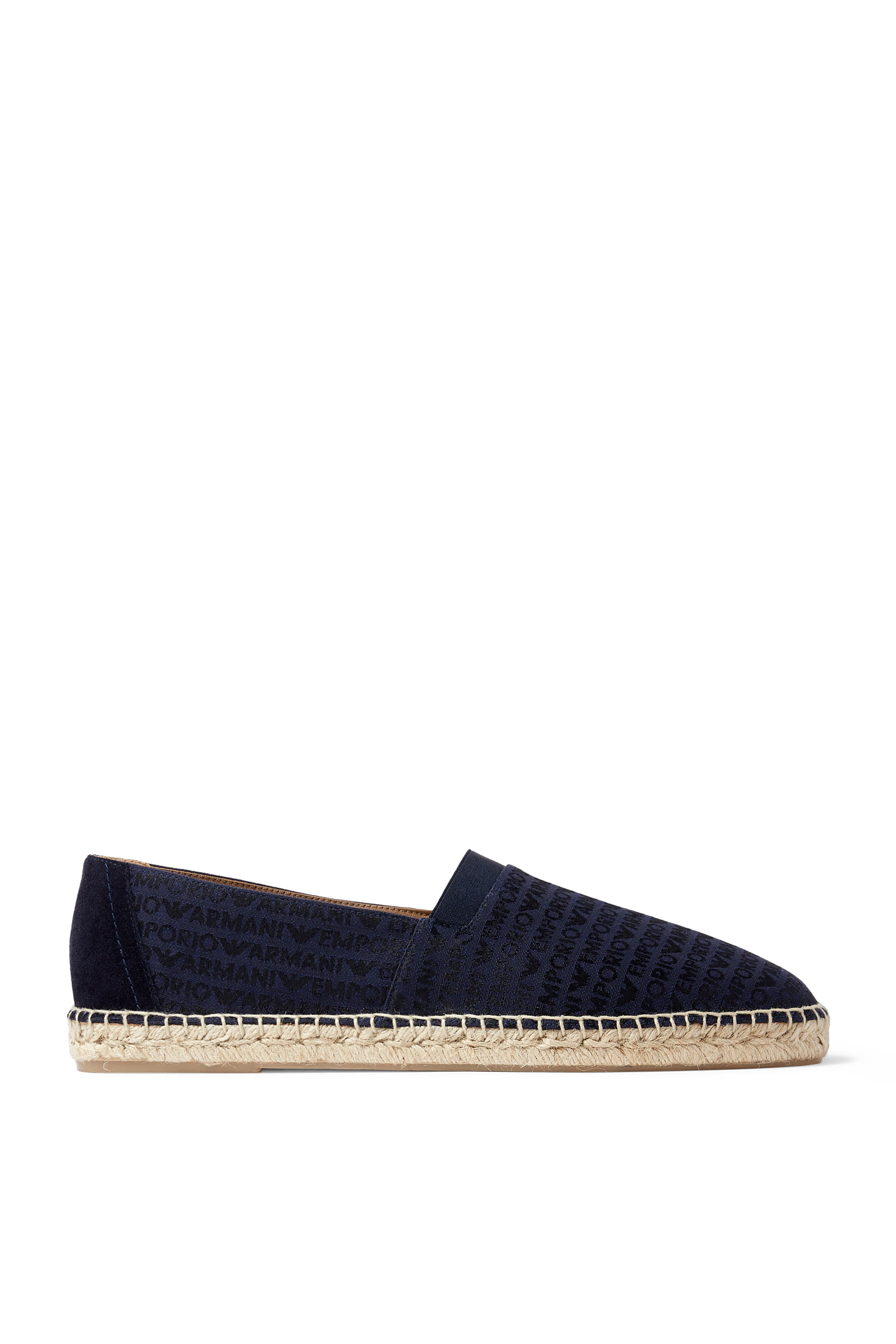 Jacquard Logo Espadrilles