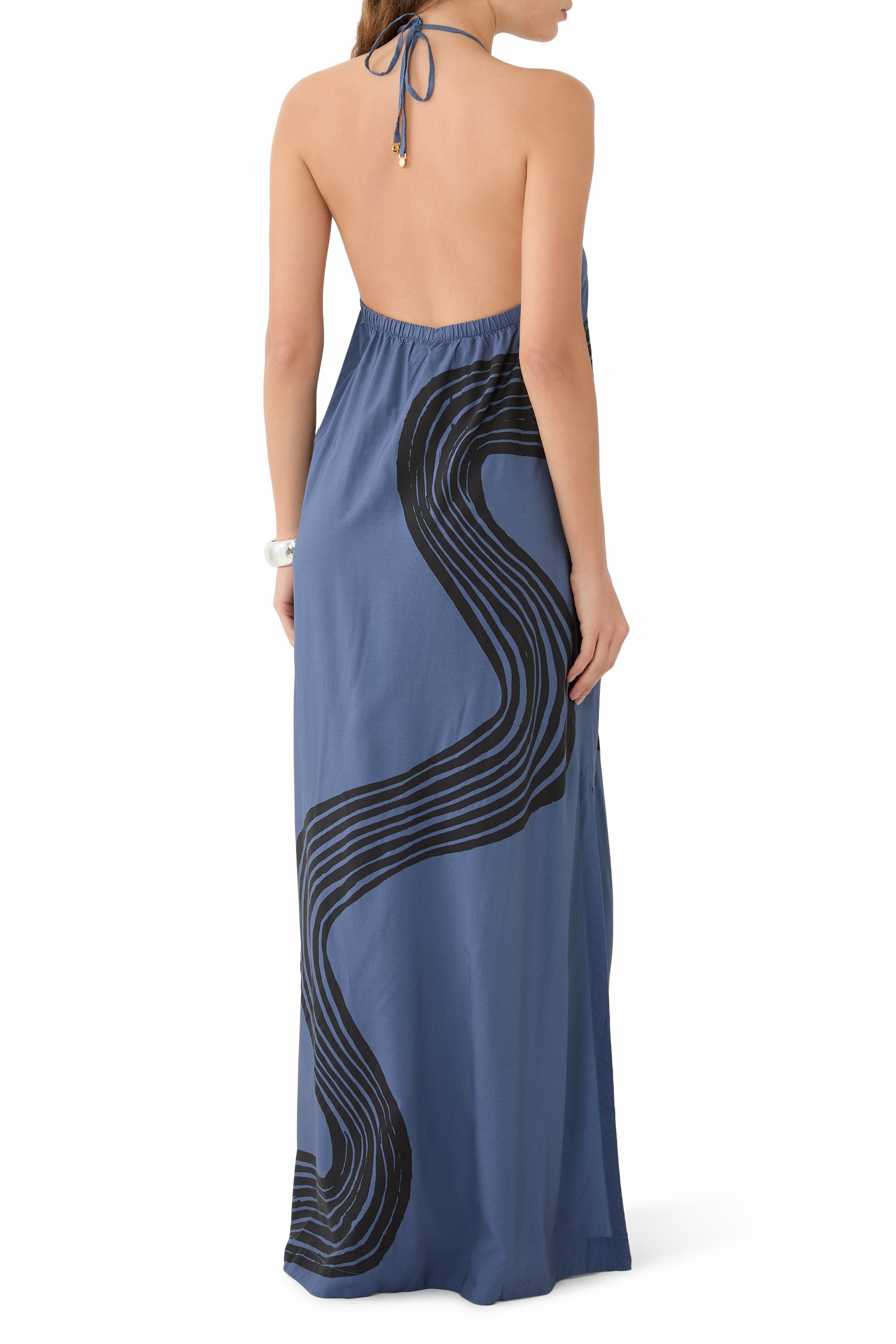  Gala Halterneck Maxi Dress