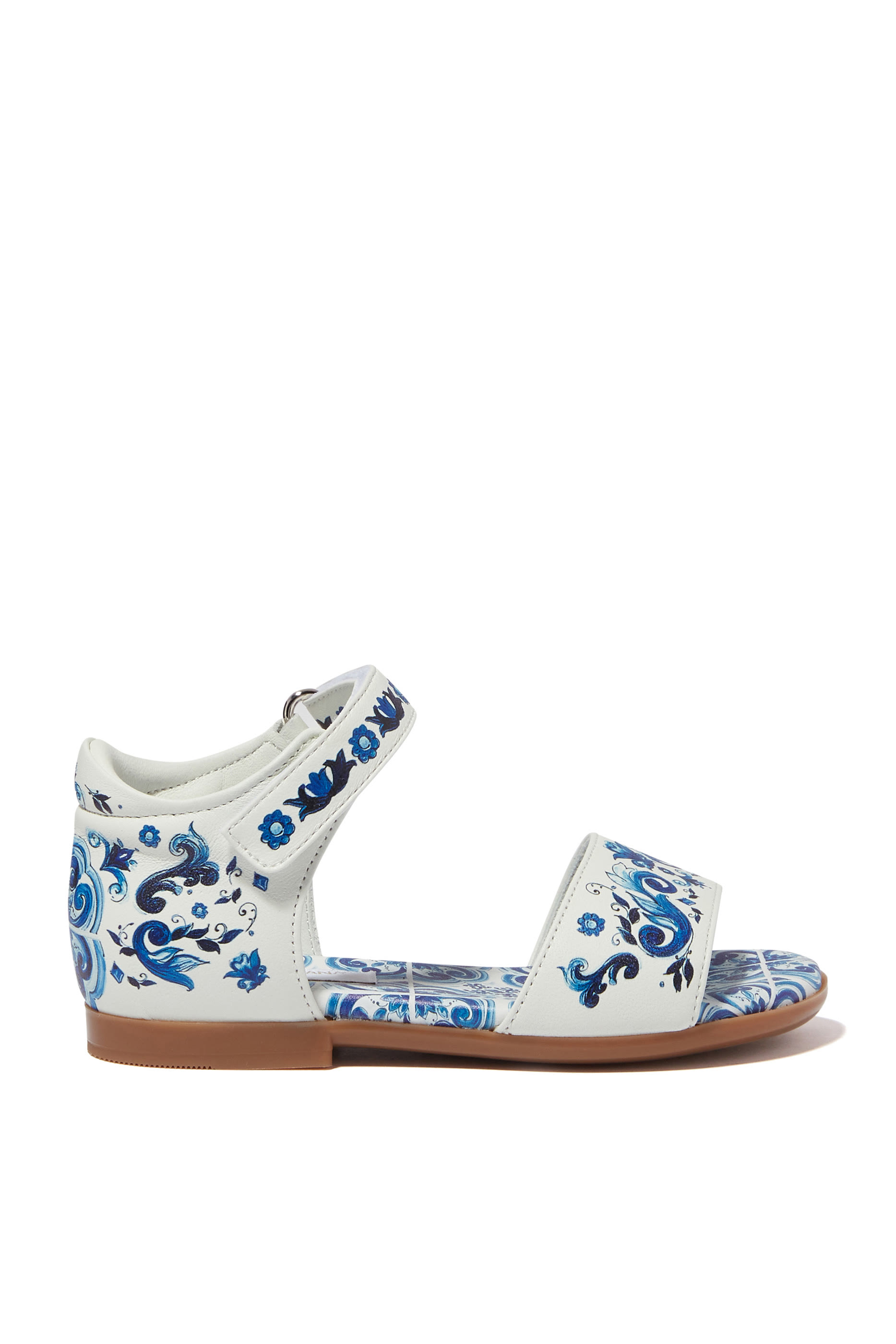 Kids Majolica Leather Sandals