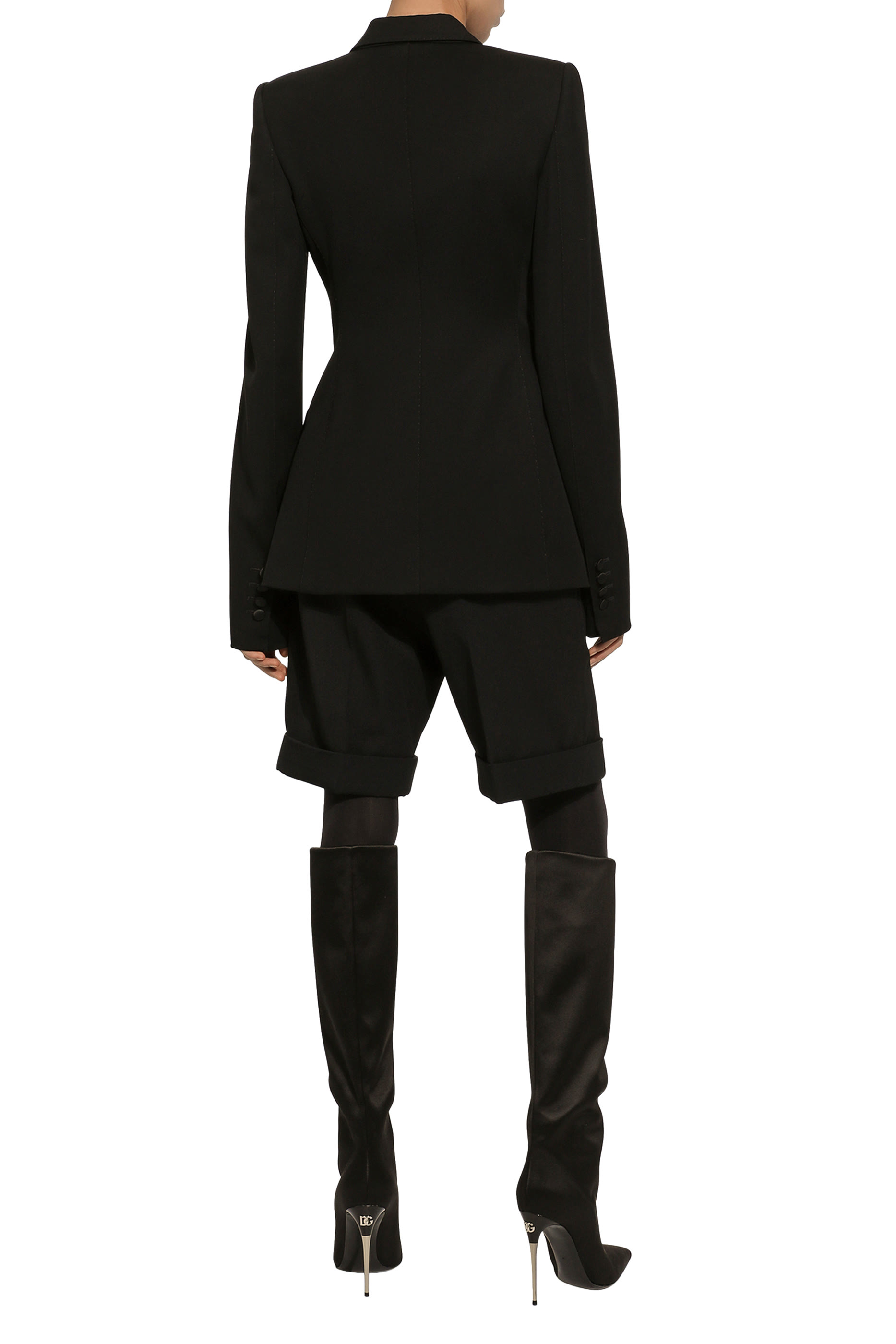 Double-Breasted Woolen Jacket